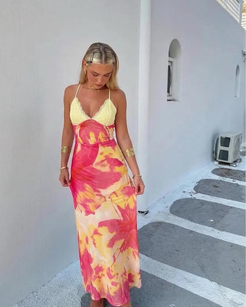 Ruby backless maxi dress🌸🌼