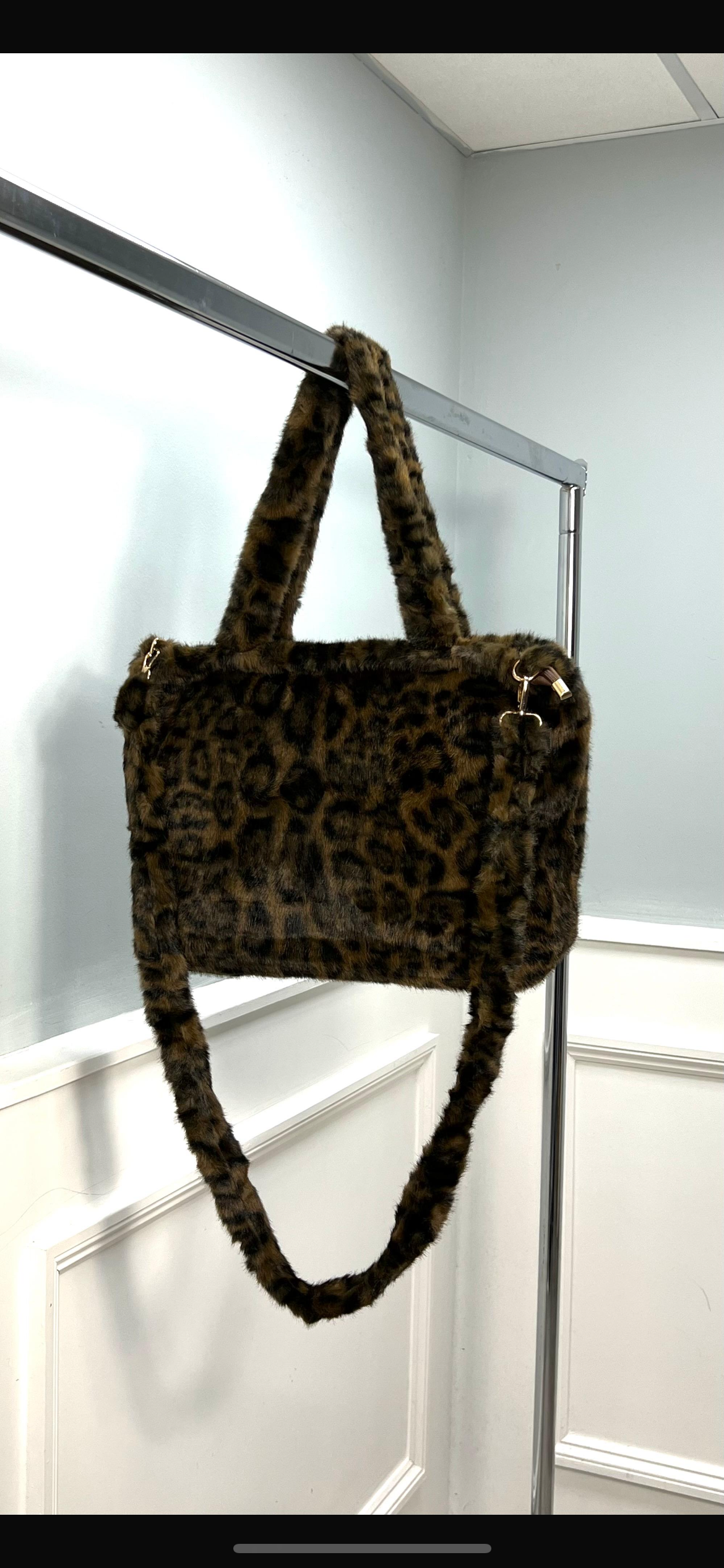 Luna Prowl Faux Fur Tote
