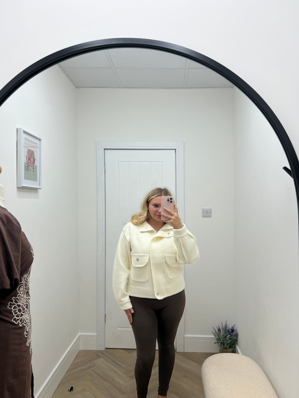 Nikki Utility Zip Knit Bomber