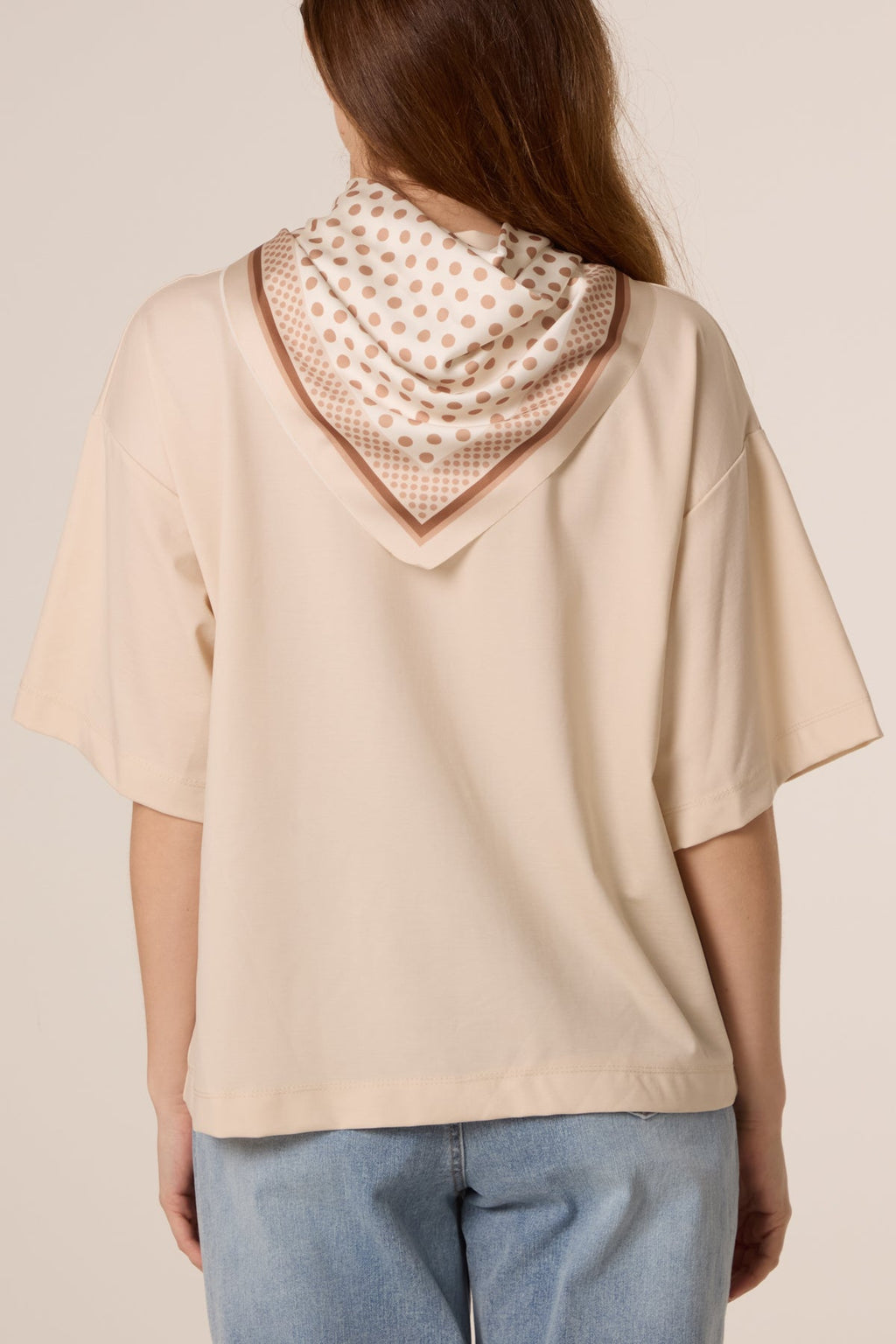 Scarlett Scarf Short Sleeve T-Shirt