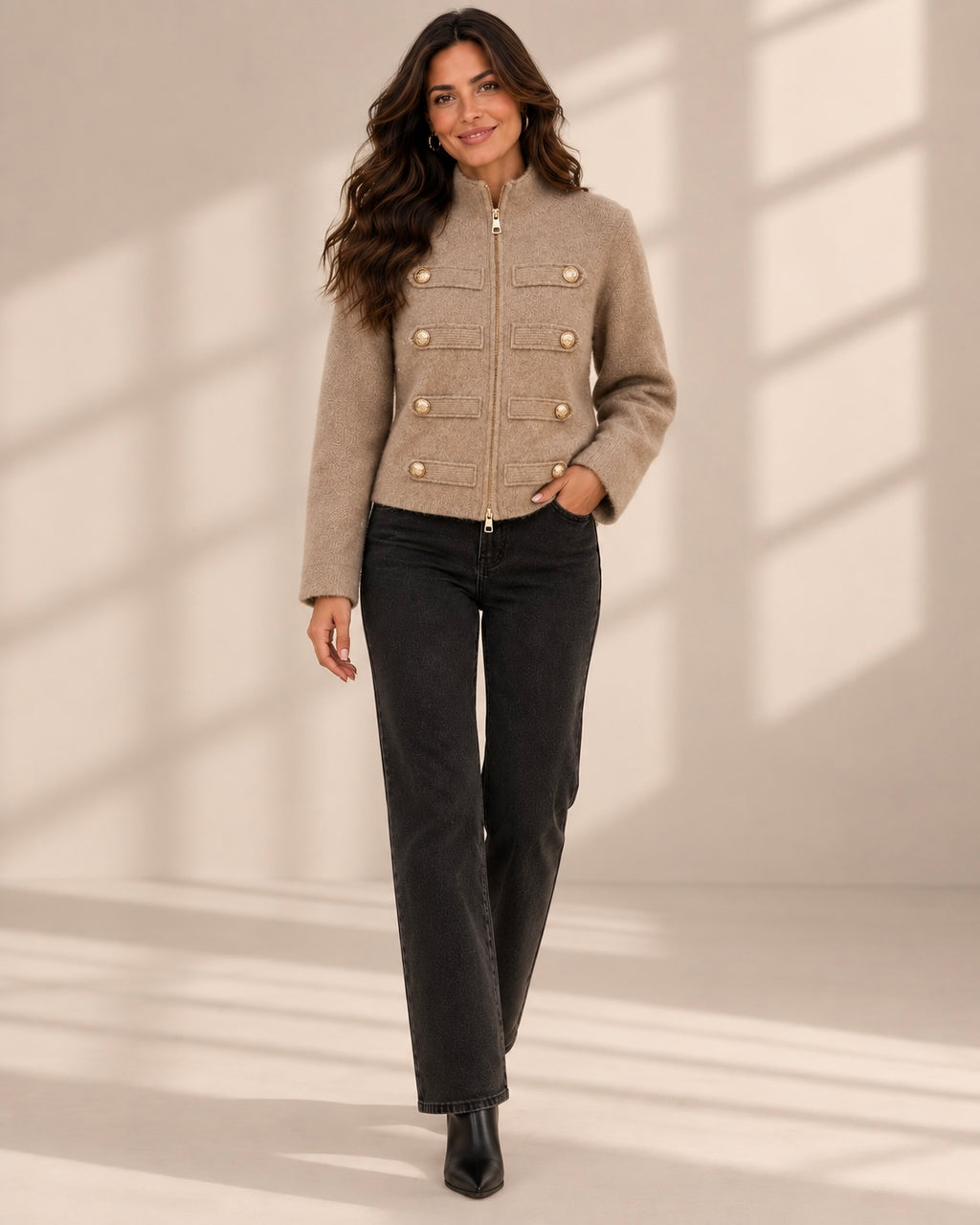Darcie Military Jumper