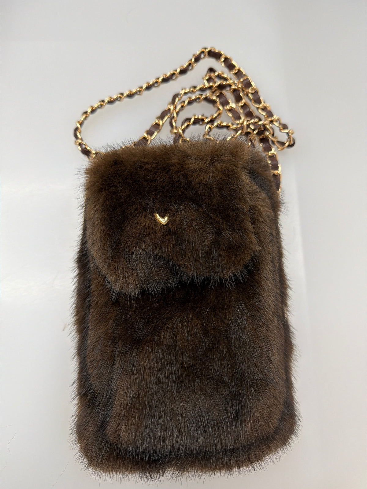 Luna Heart Faux Fur Bag