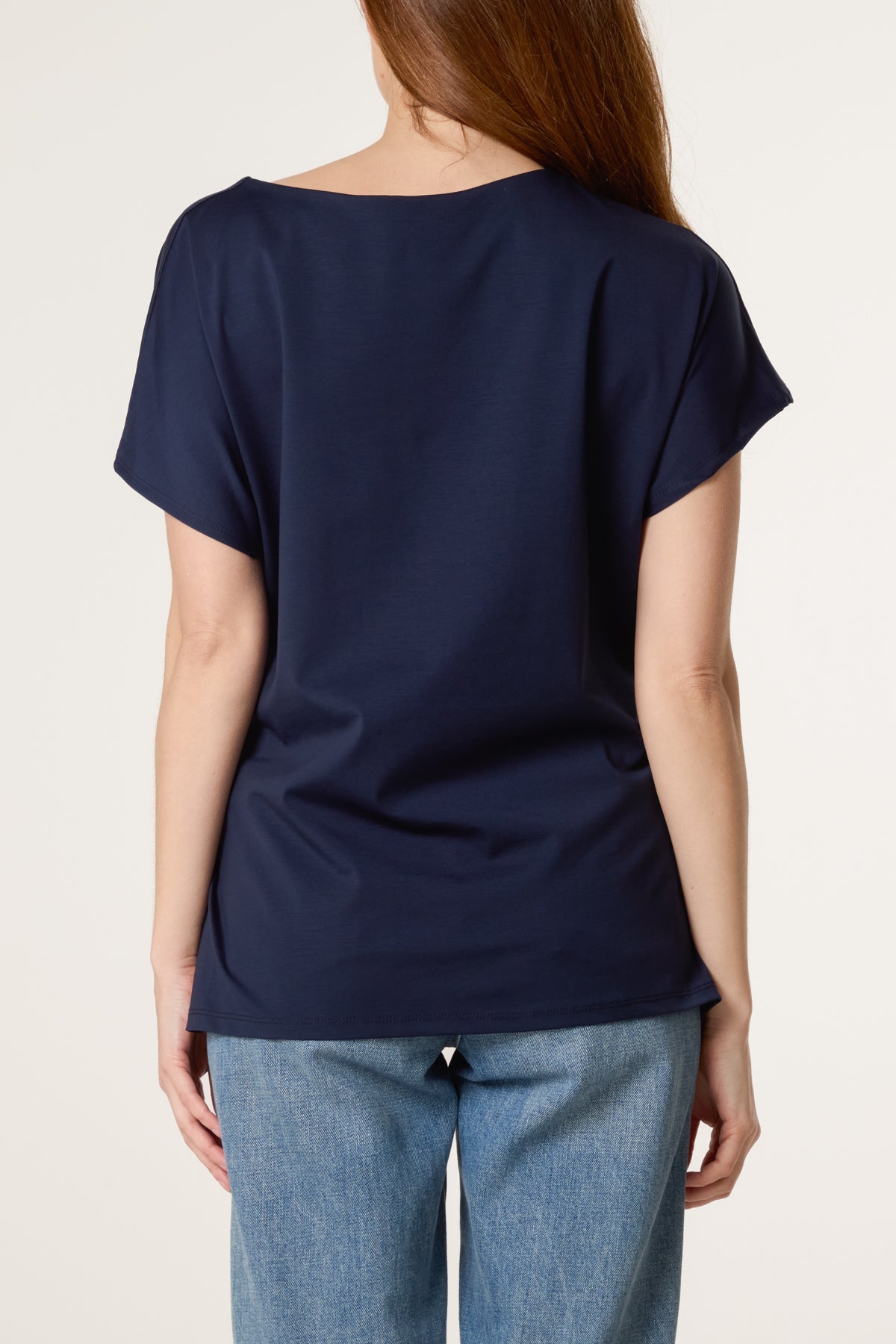 The Louise Tie Side Short Sleeve Jersey Top