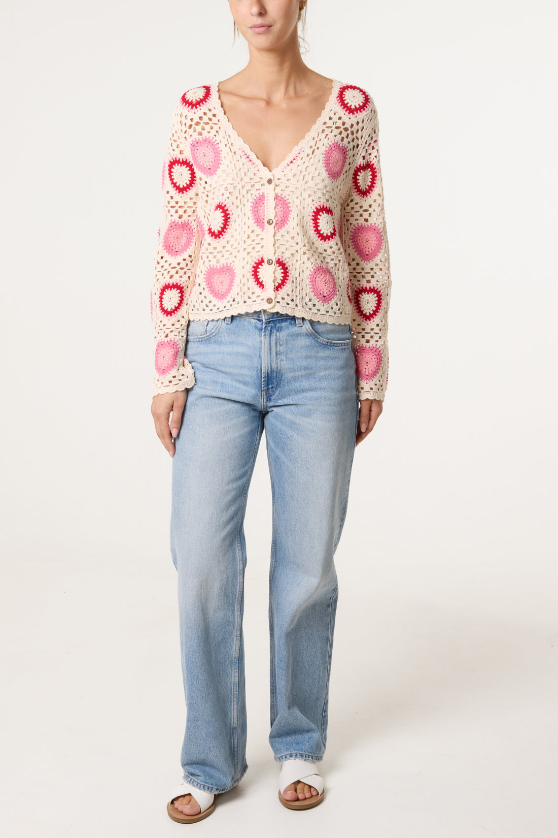 Heart Crochet Cardigan