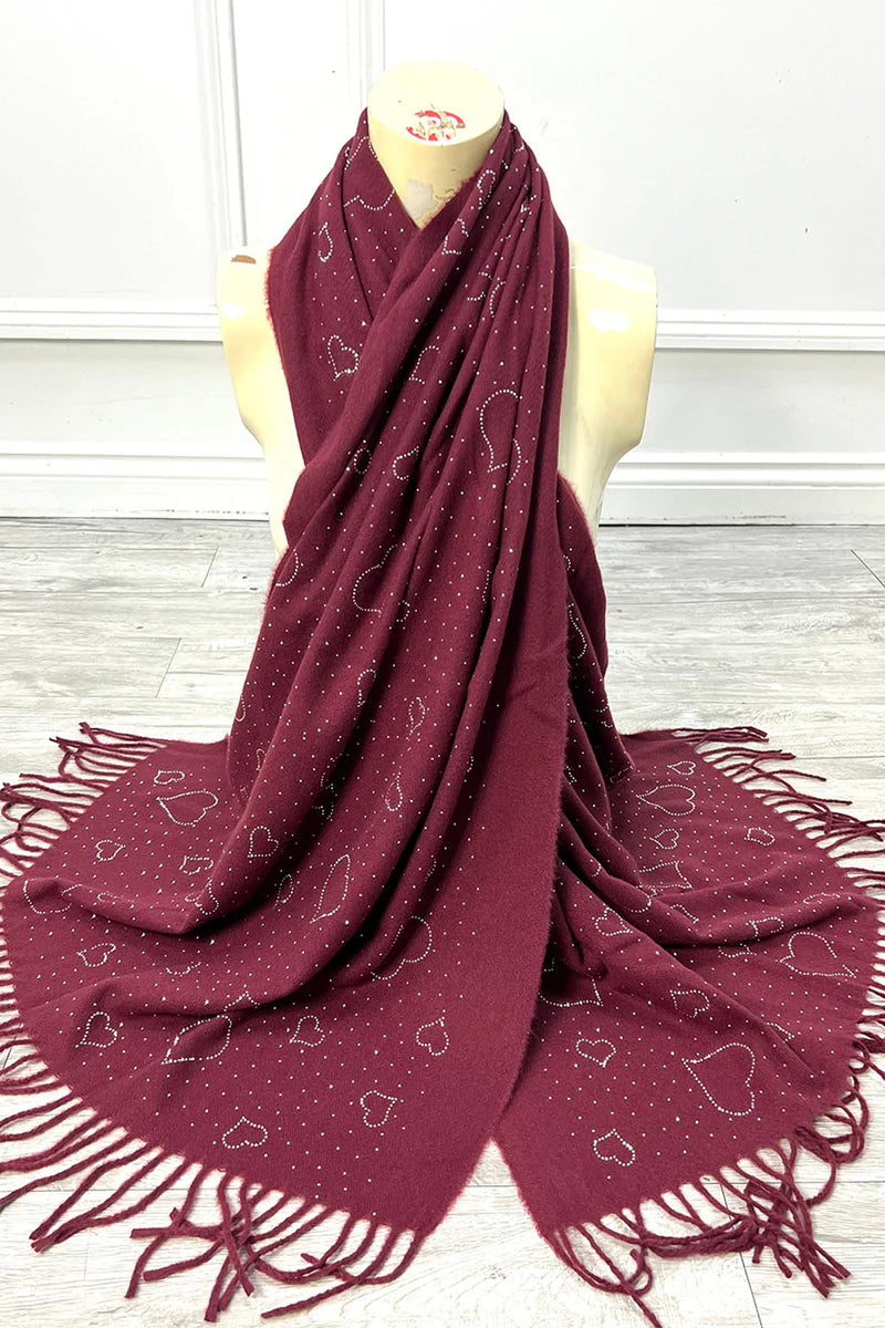 Heart Sparkle Scarf