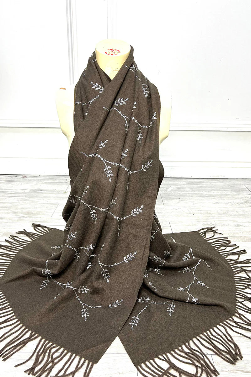 ✨ Leaf Sparkle Scarf