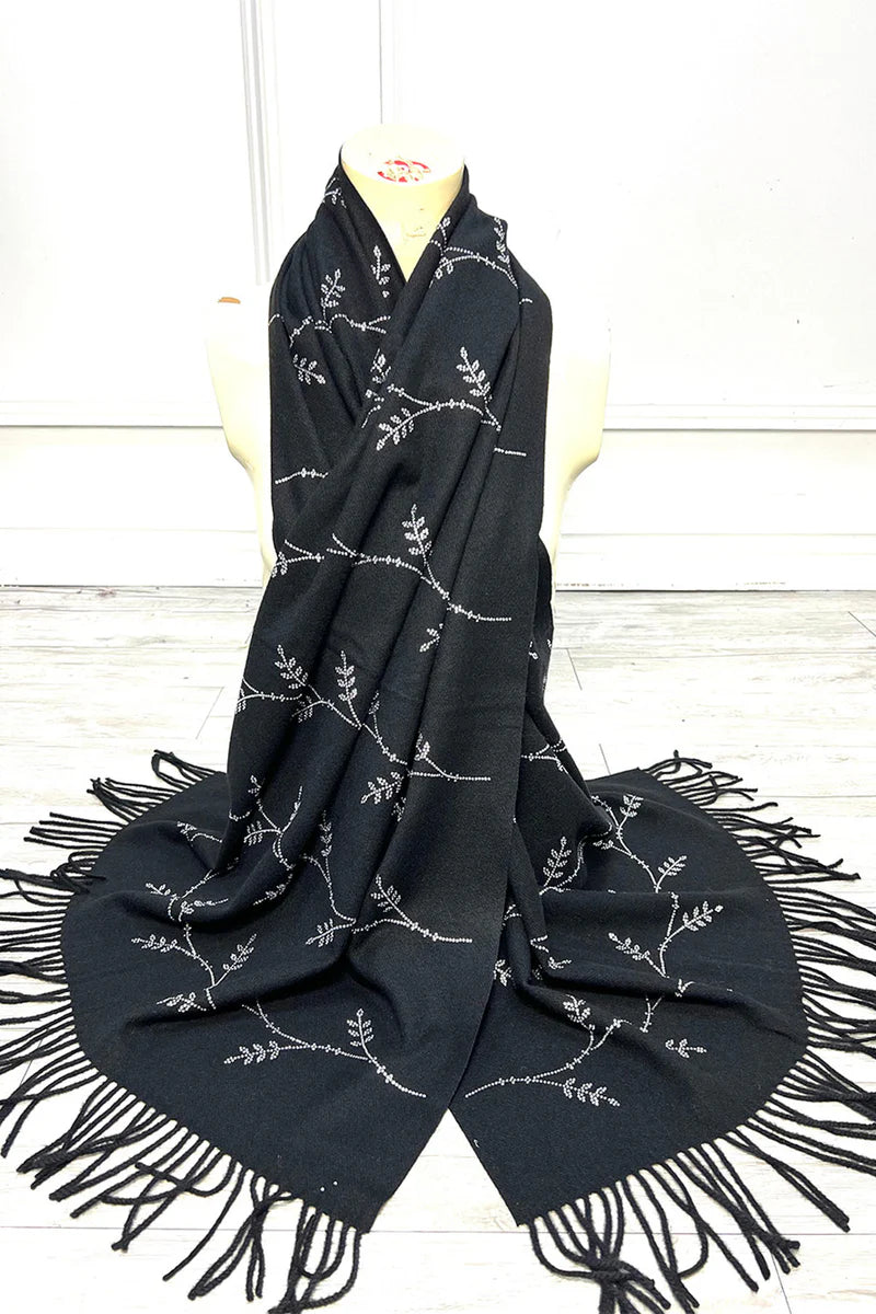 ✨ Leaf Sparkle Scarf