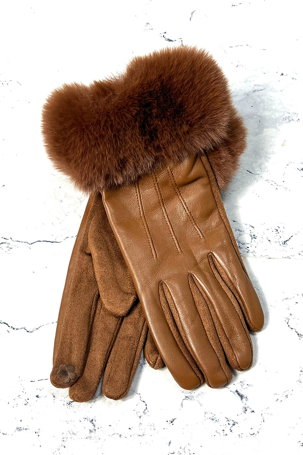 ❄️ Luxe Touch Faux Leather Gloves