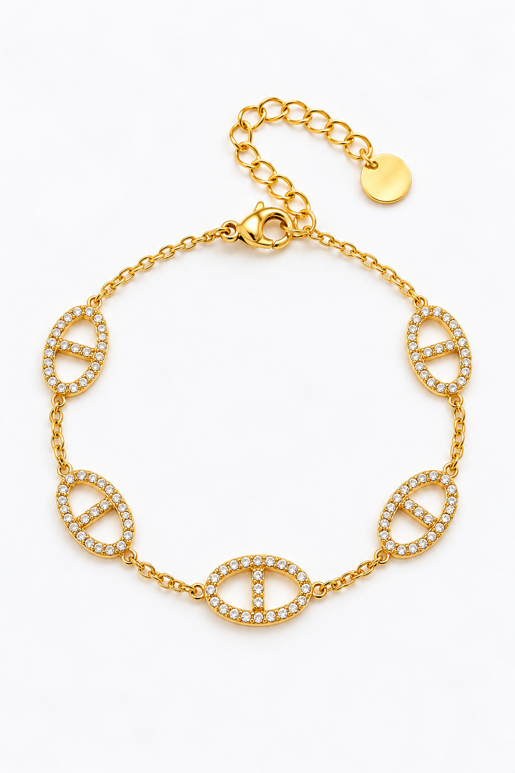 Crystal Marine Link Bracelet
