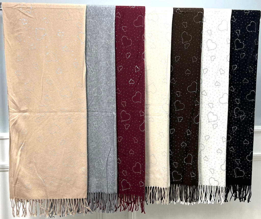 Heart Sparkle Scarf