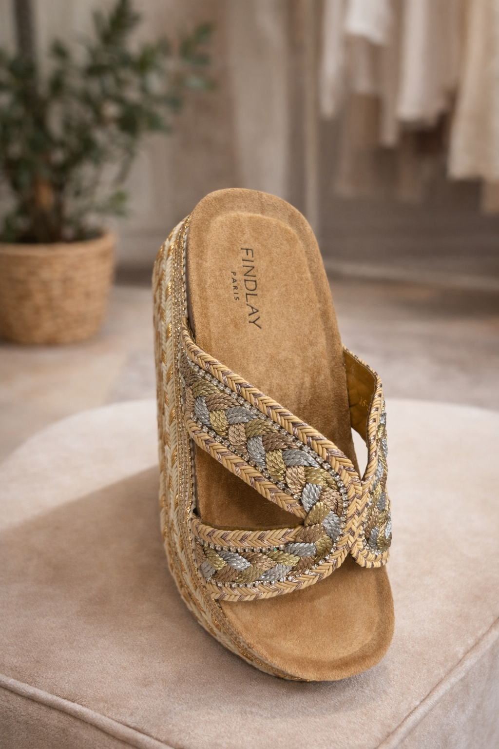 💫Woven Luxe Flatform Slider