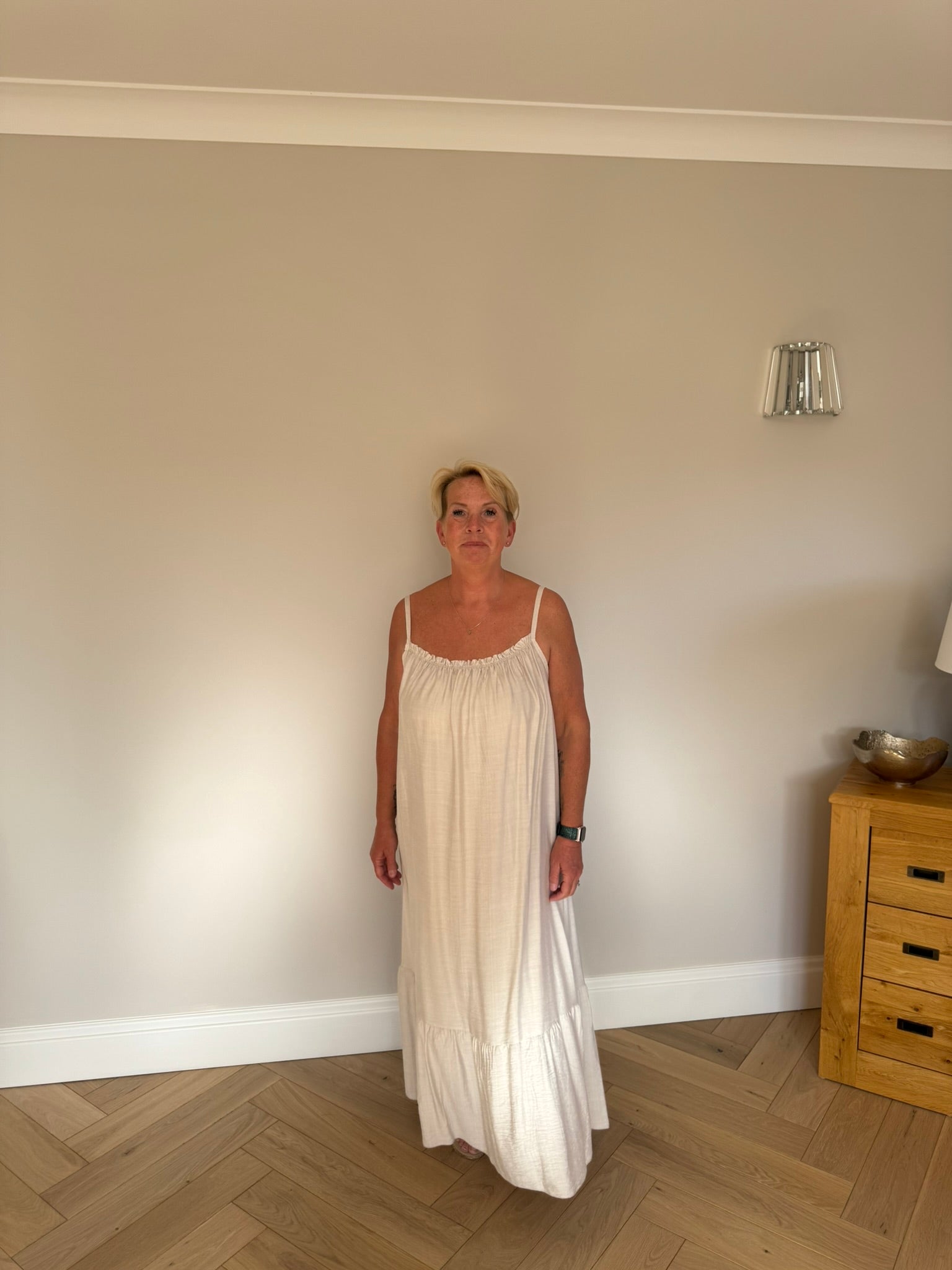 Luna Tier Midi Dress