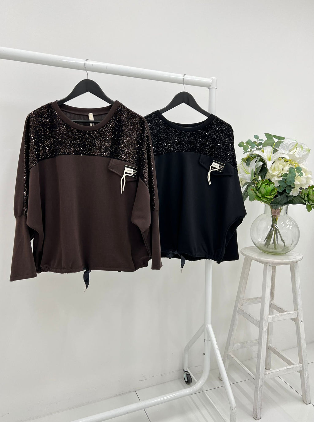The Luxe Luna Top — Chocolate or Black Edition