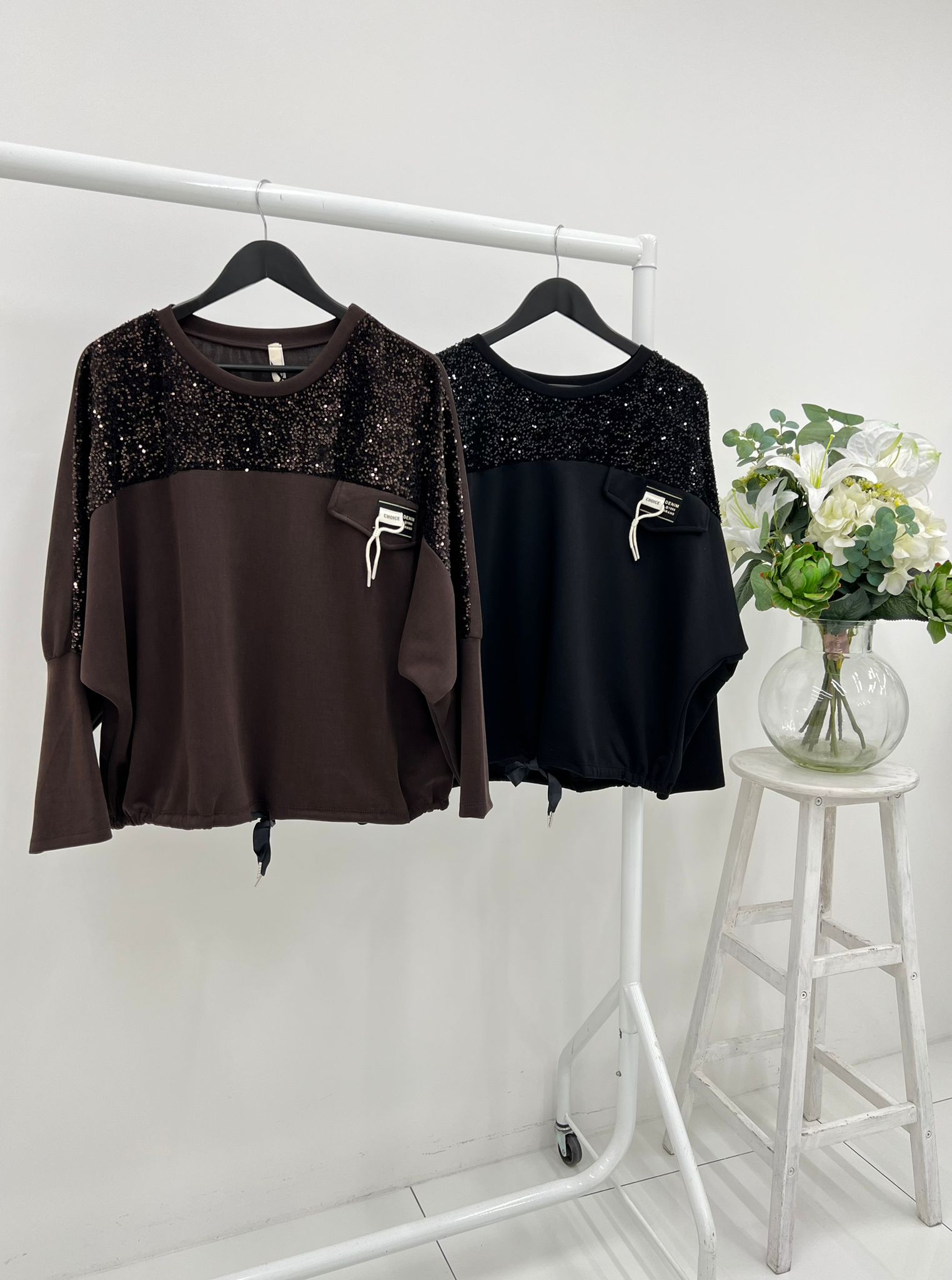 The Luxe Luna Top — Chocolate or Black Edition