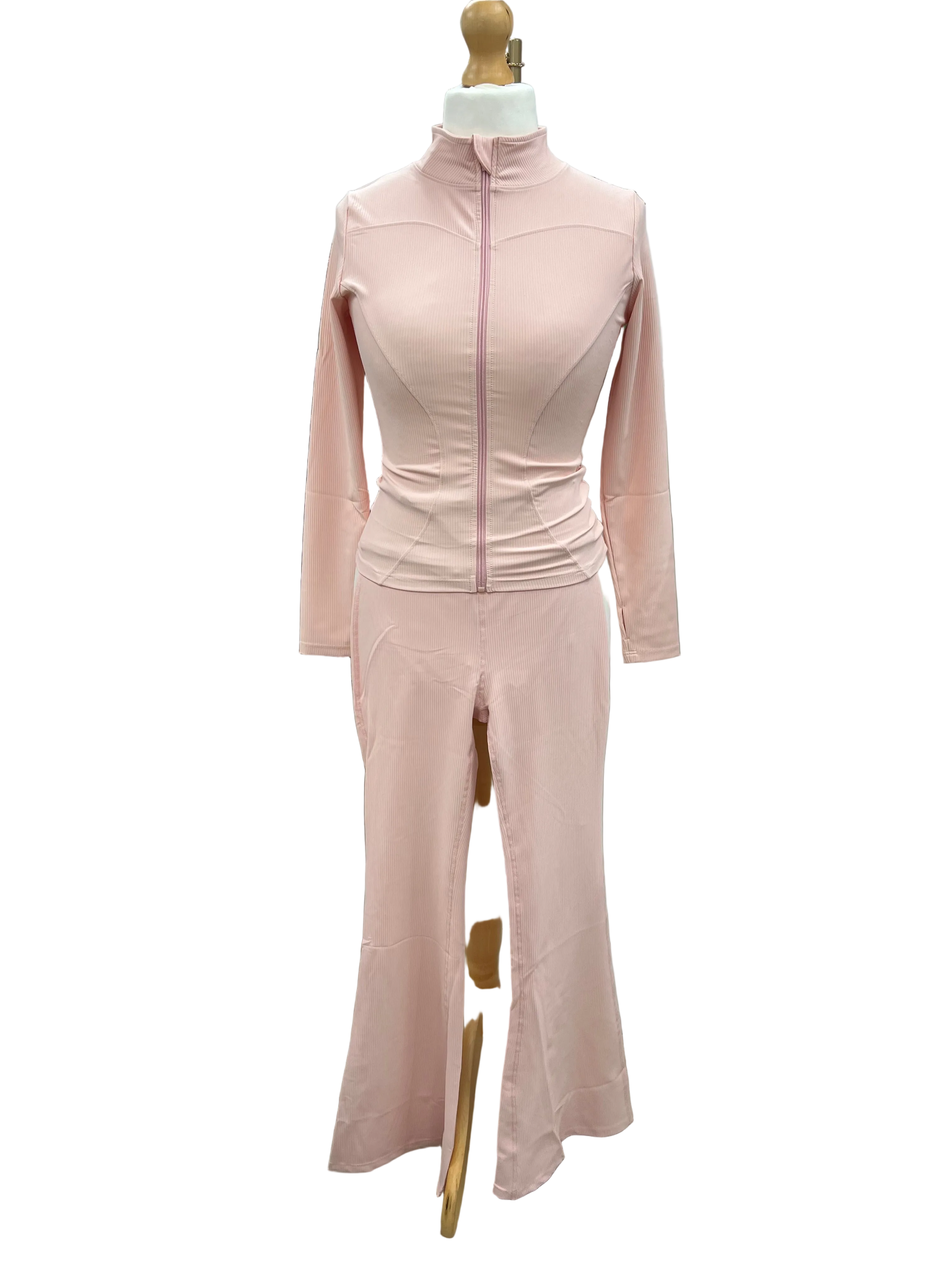 Sculpt & Zip Ribbed Set