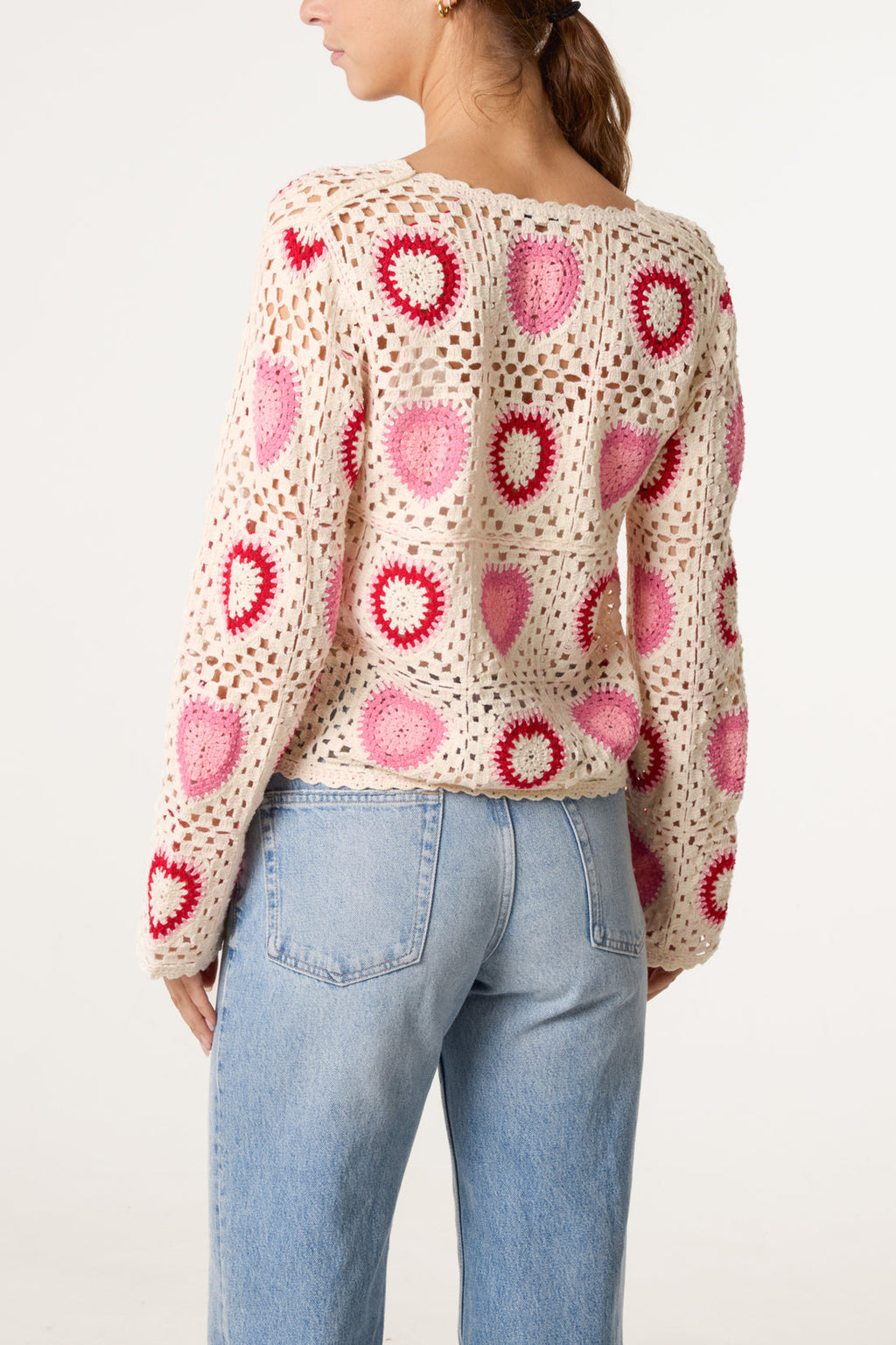 Heart Crochet Cardigan