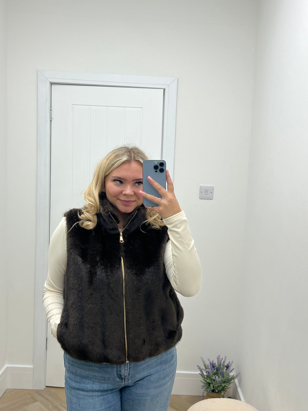 Indie Faux Fur Gillet