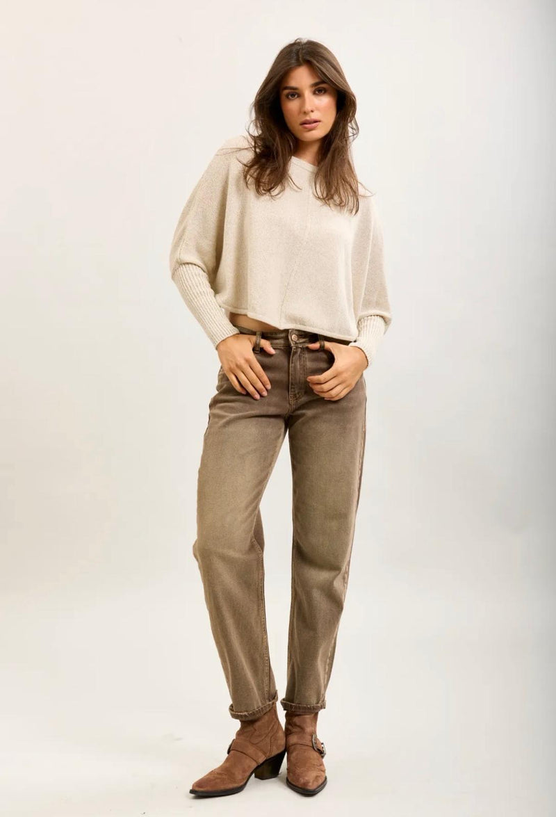 Toxik3 Brown Mom Jeans🤎