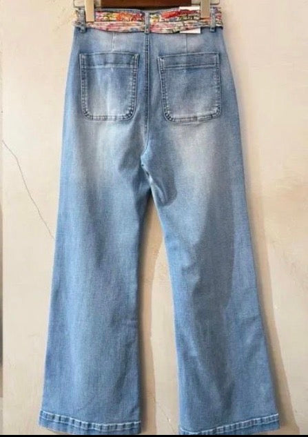 Sofia Scarf Belt Jeans