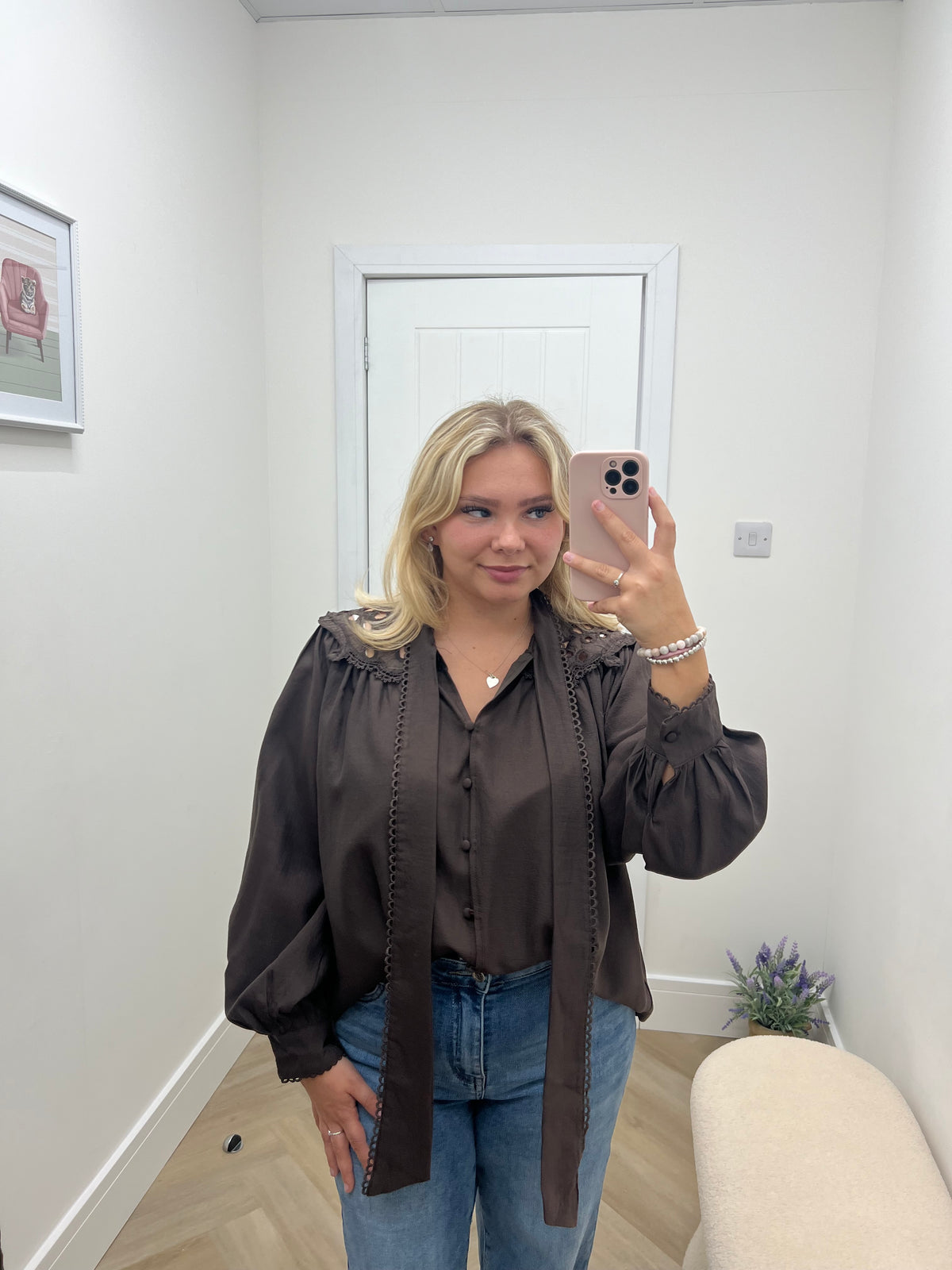Cut Out Blouse
