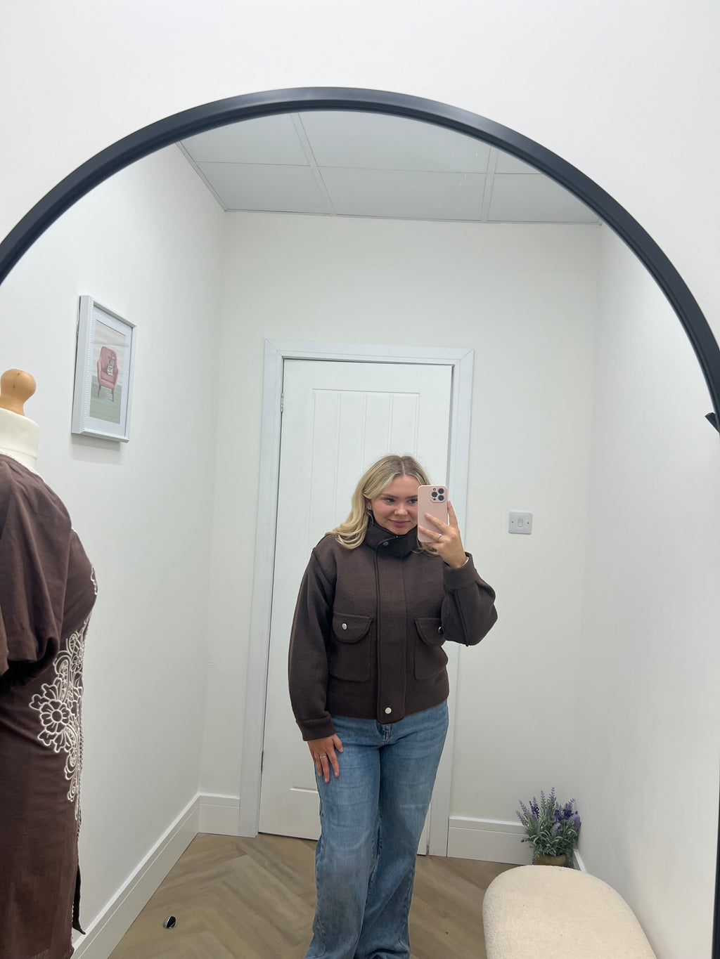 Nikki Utility Zip Knit Bomber