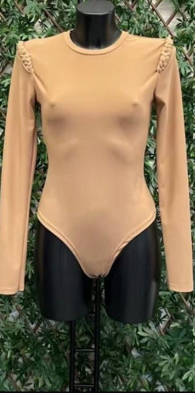 Sculpt & Style Bodysuit With Plaited Shoulder Detail