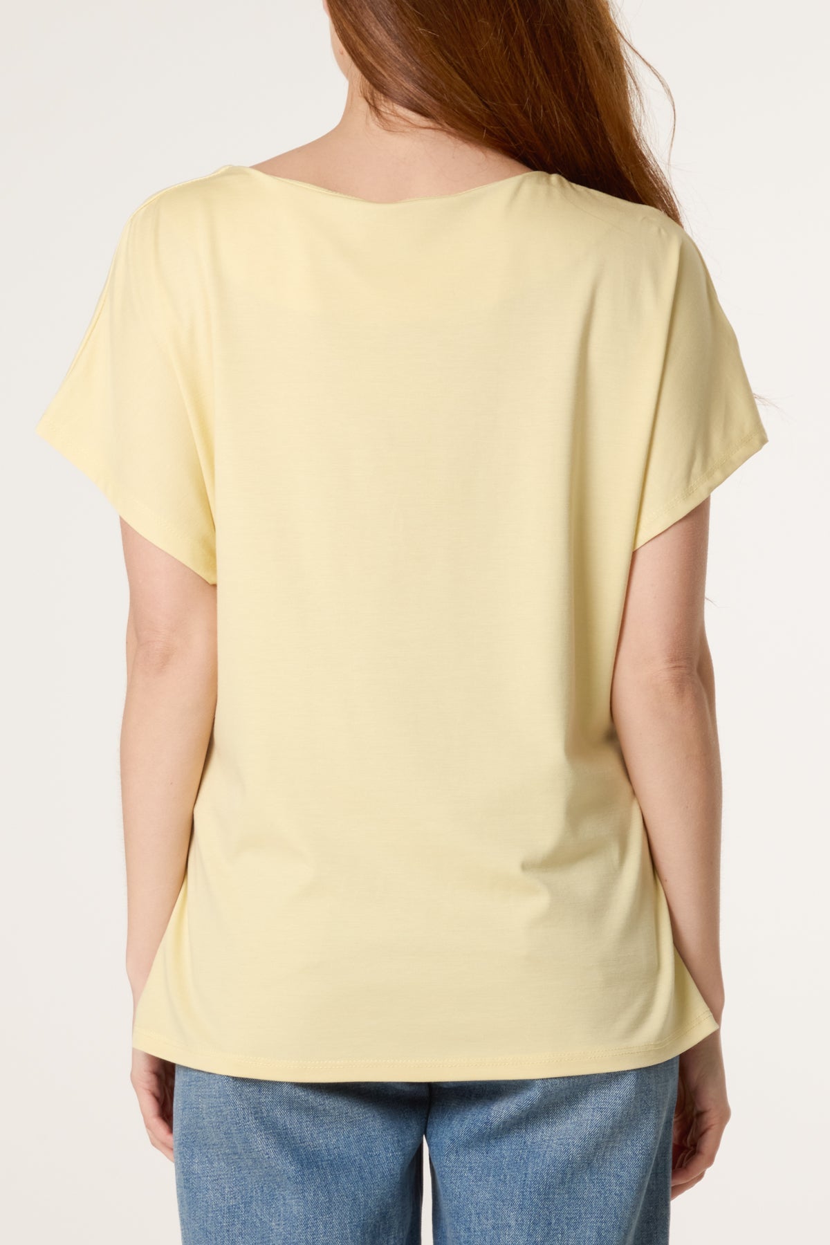 The Louise Tie Side Short Sleeve Jersey Top
