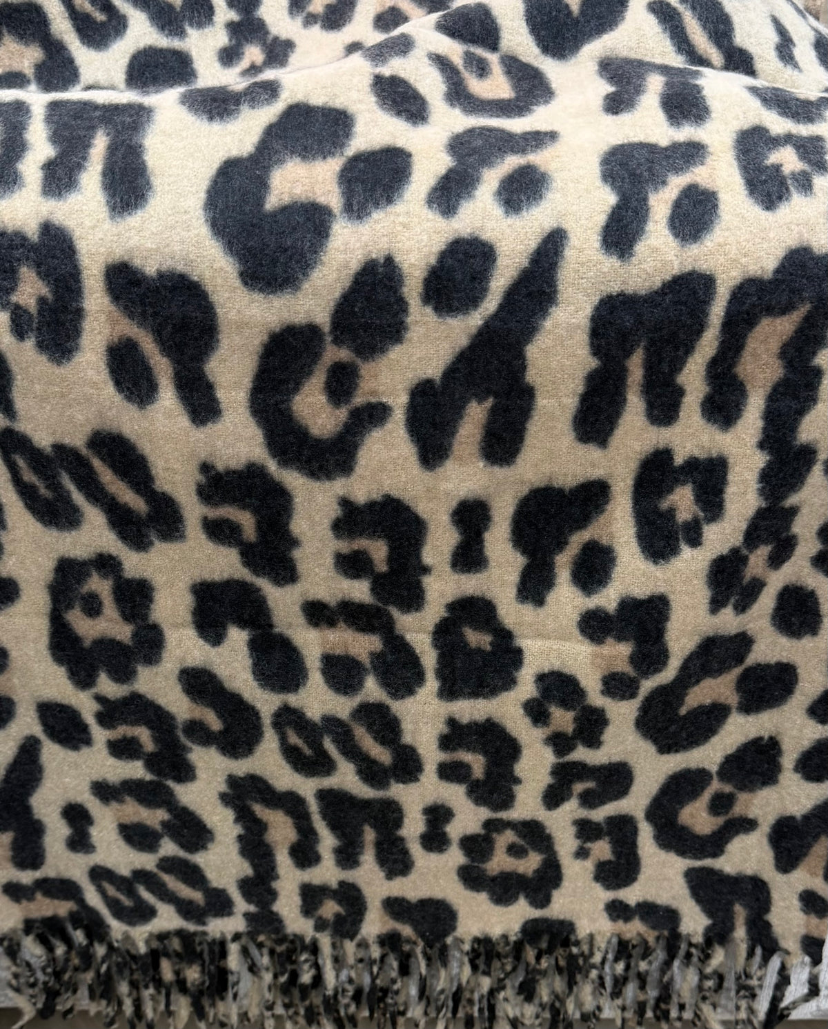 Chunky Leopard Scarf