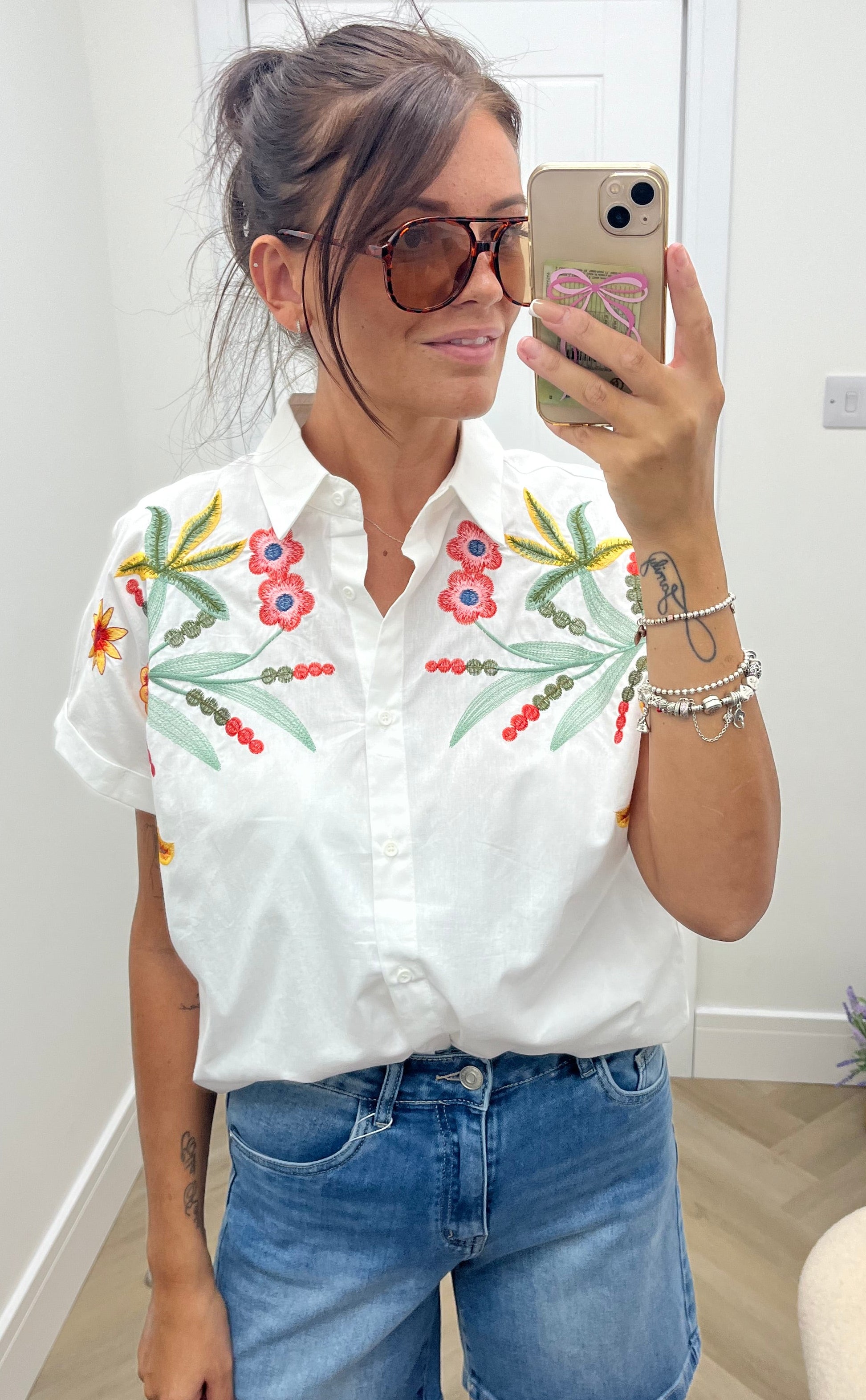 Sally flower blouse 🌺💐