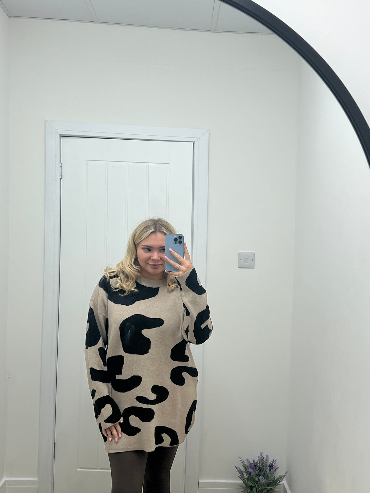 Elsie Animal Print Jumper
