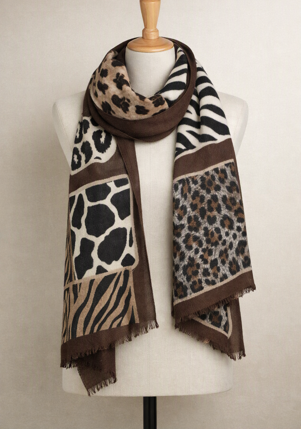 Safari Patchwork Scarf