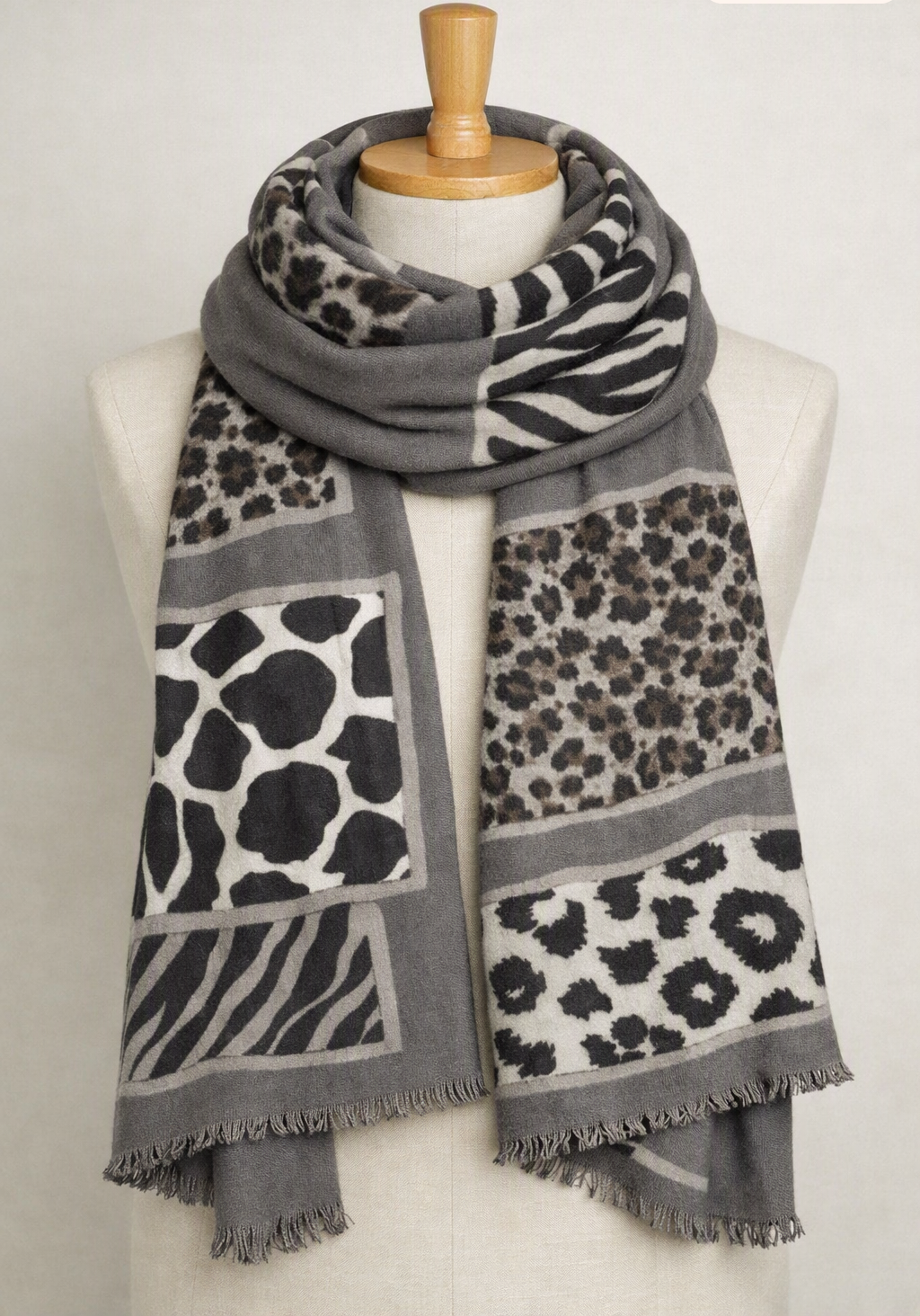 Safari Patchwork Scarf