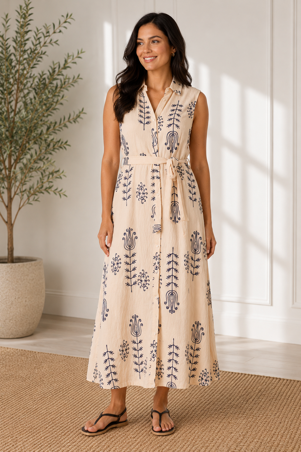Mia Embroidered Dress