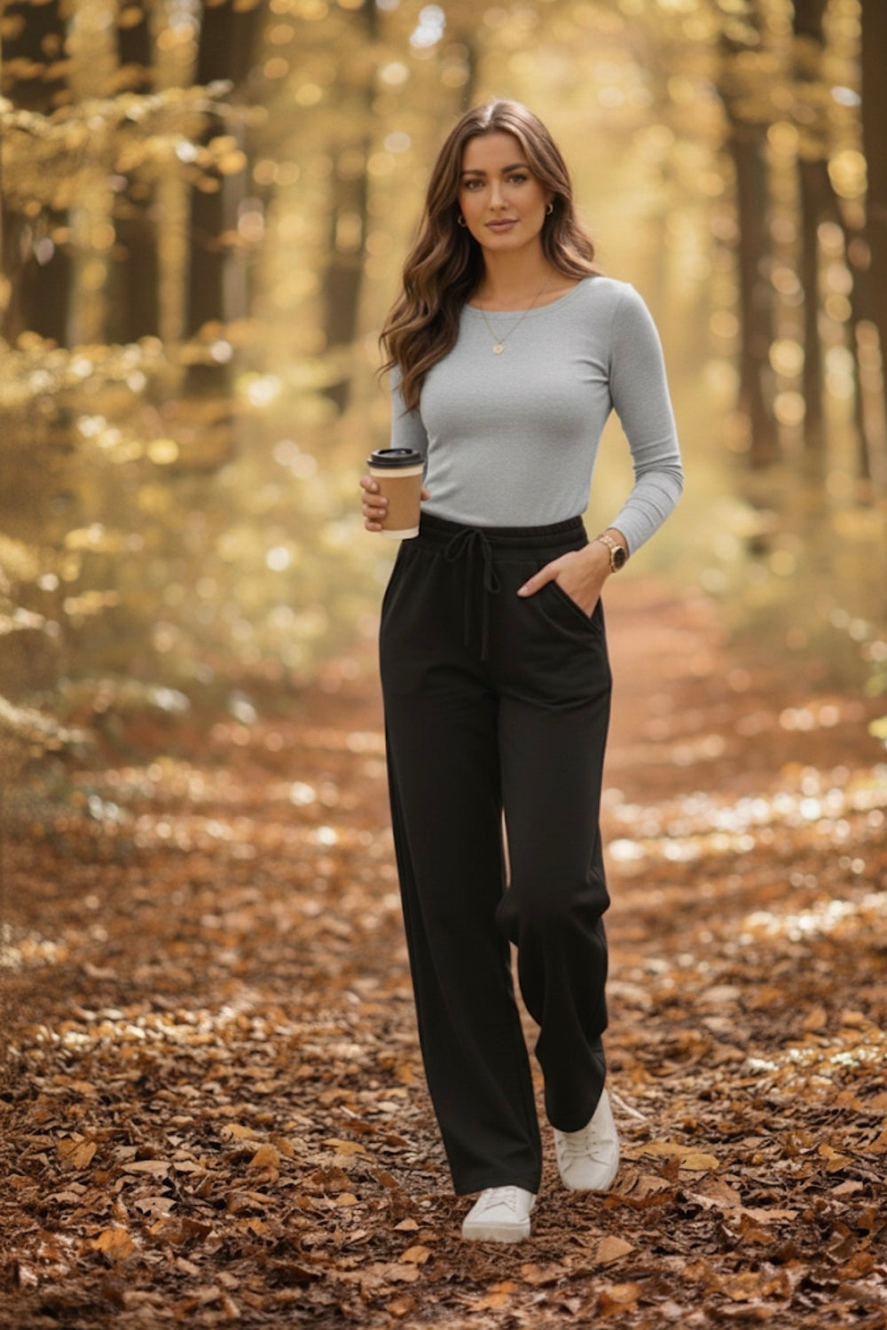 ✨ Polly Round Neck Top Long Sleeve