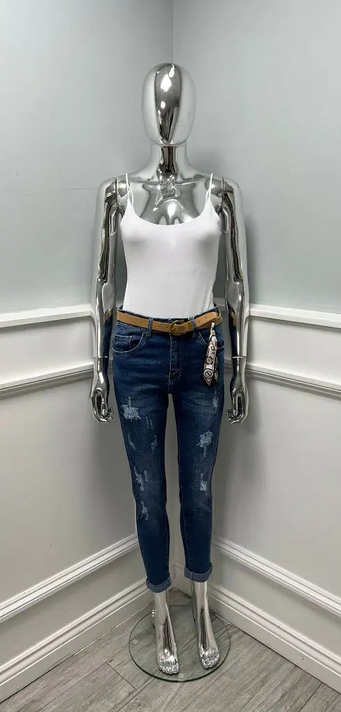 Harley Ripped Mom Jeans