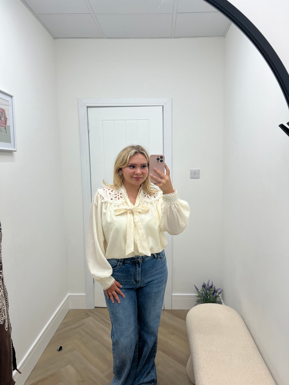 Cut Out Blouse