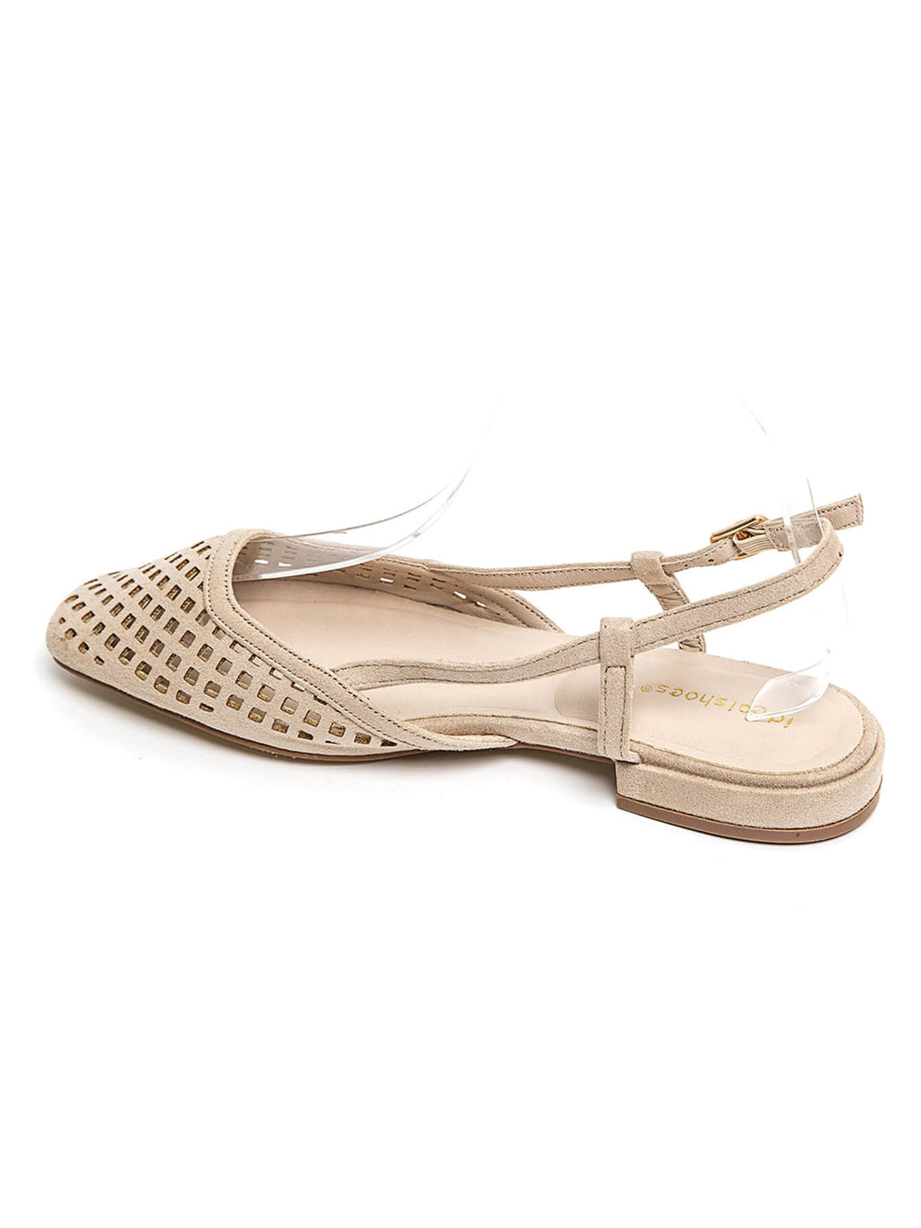 ✨ Mila — Cutwork Slingback in Gold & Neutral