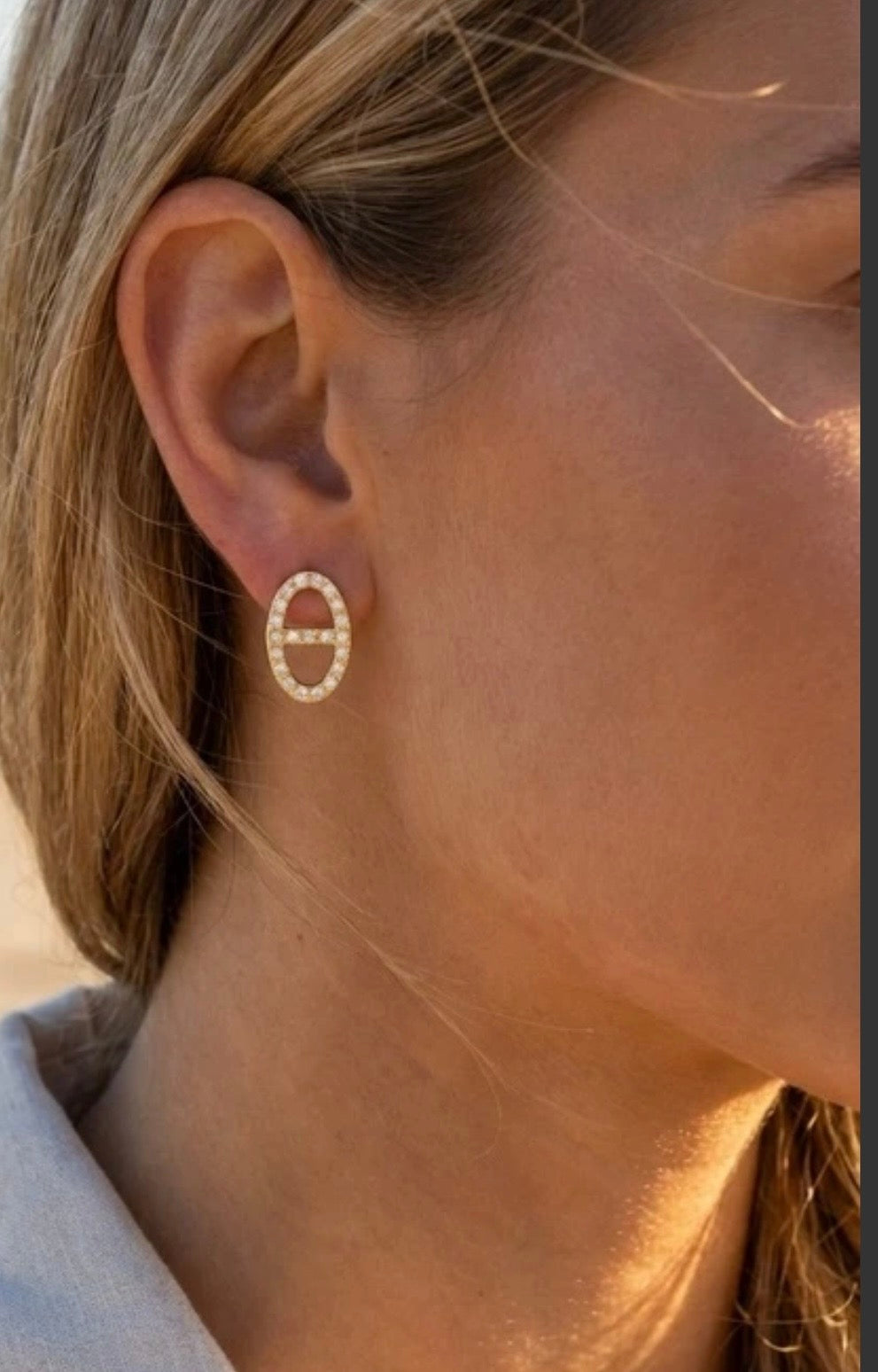 Crystal Marine Stud Earrings