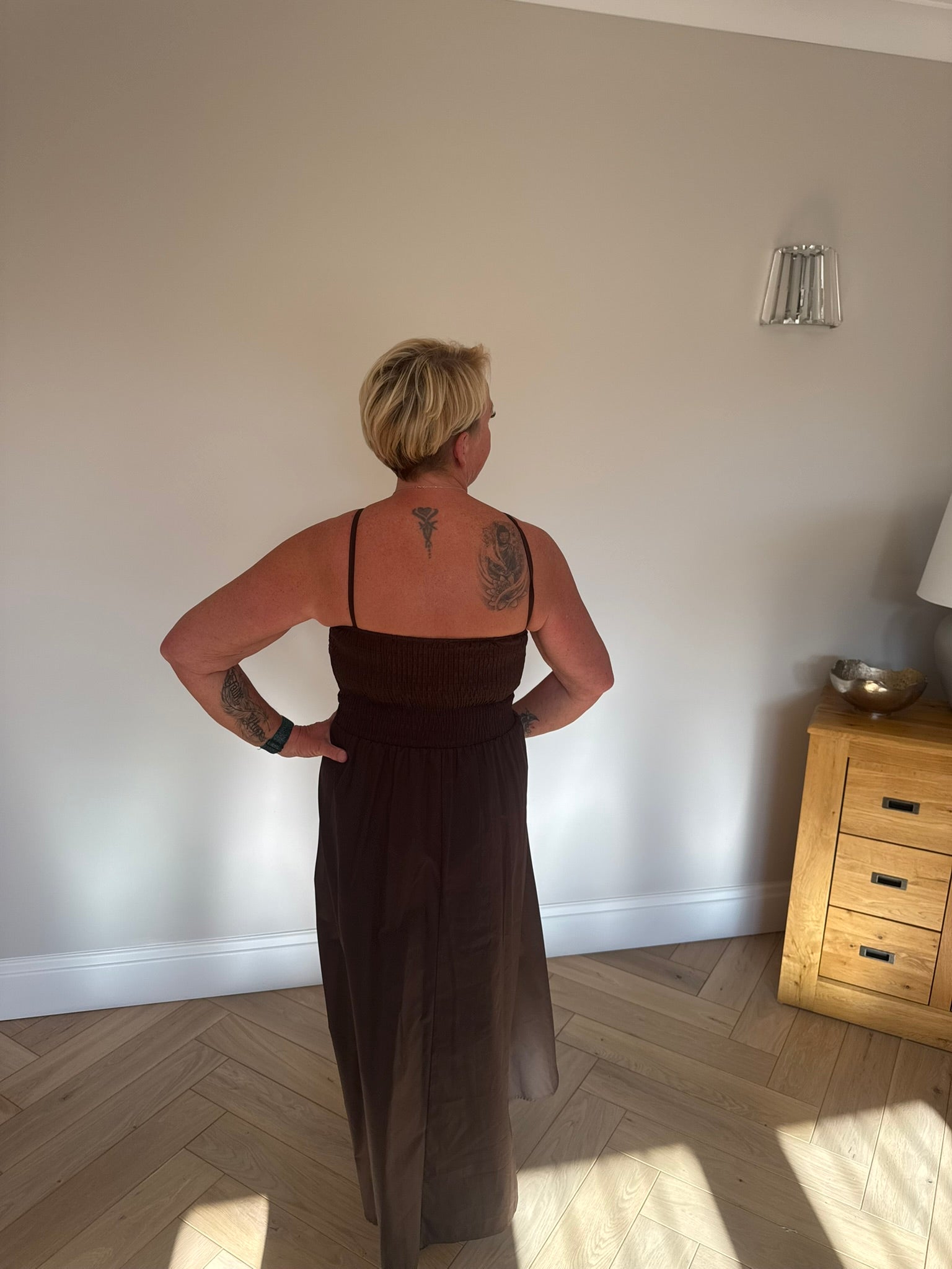 Liora V-Strap Maxi Dress