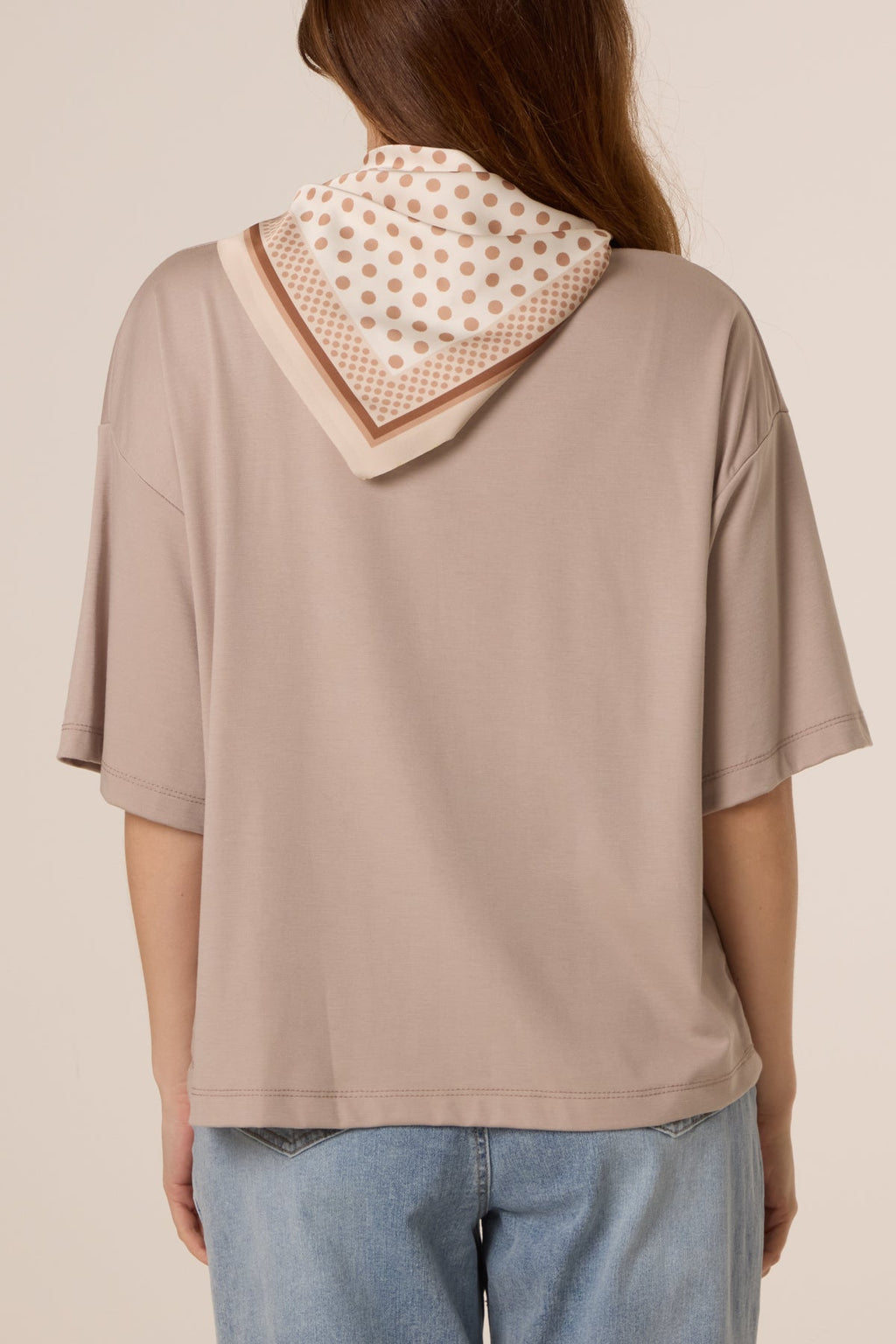 Scarlett Scarf Short Sleeve T-Shirt