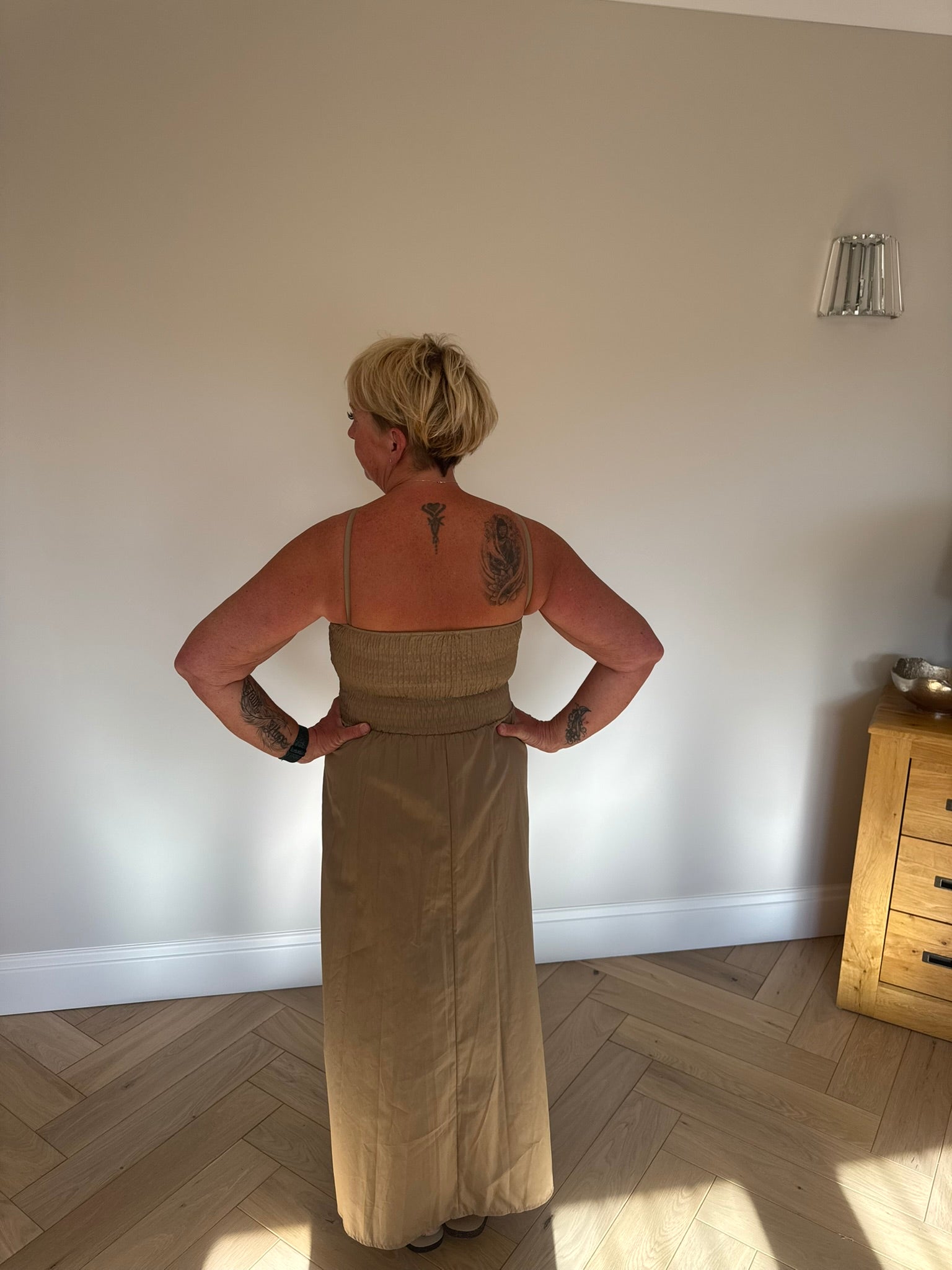 Liora V-Strap Maxi Dress