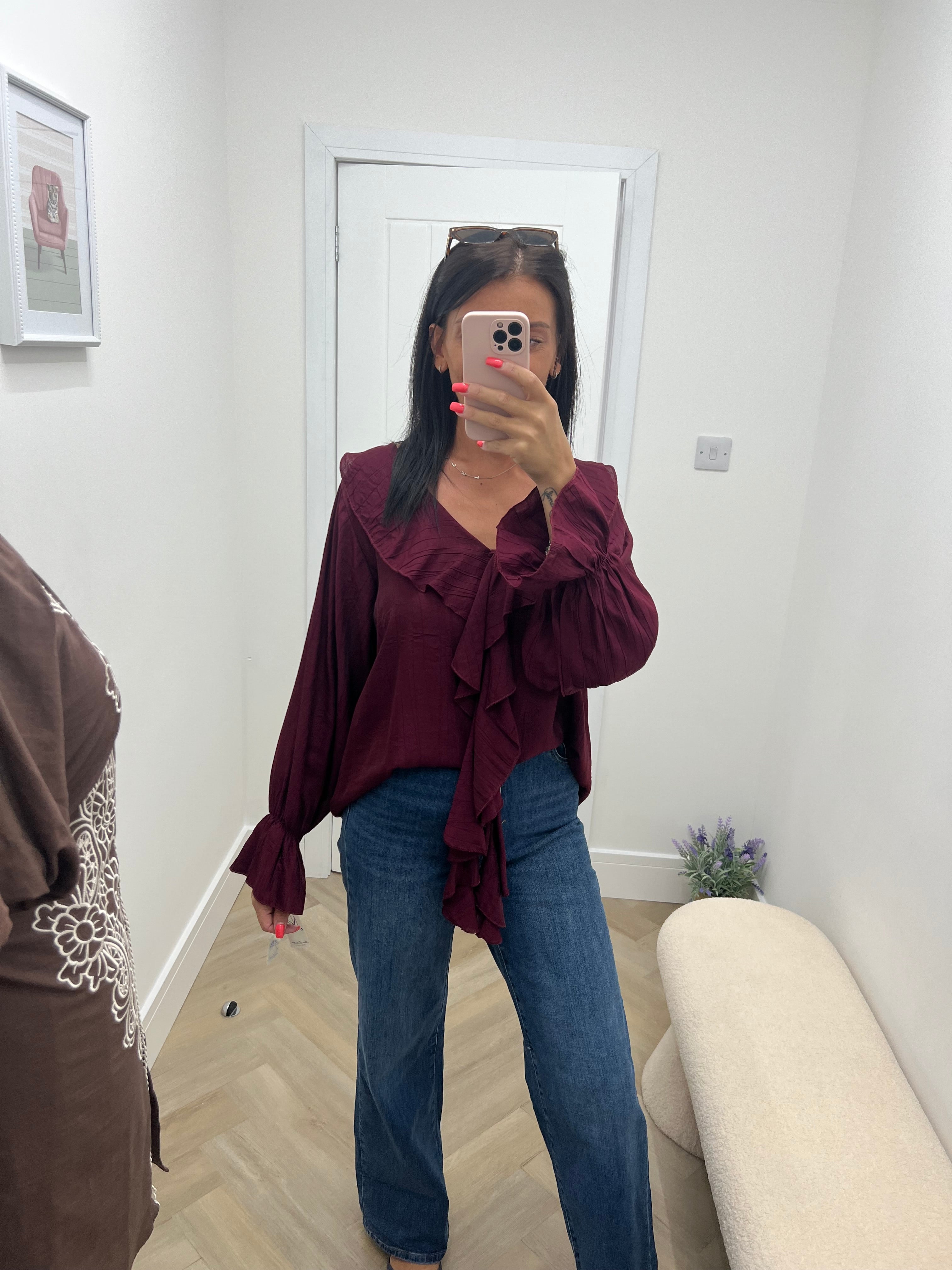 Charlotte long sleeve blouse
