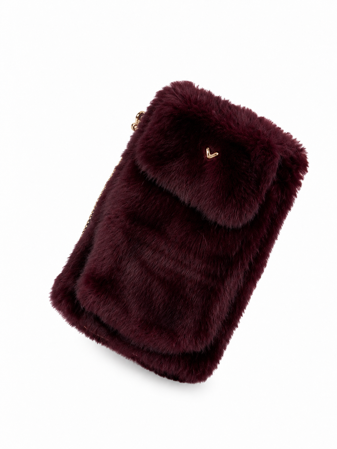 Luna Heart Faux Fur Bag