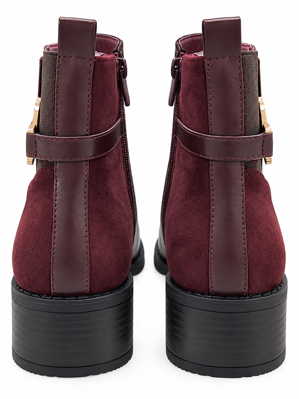 Burgundy D Boot