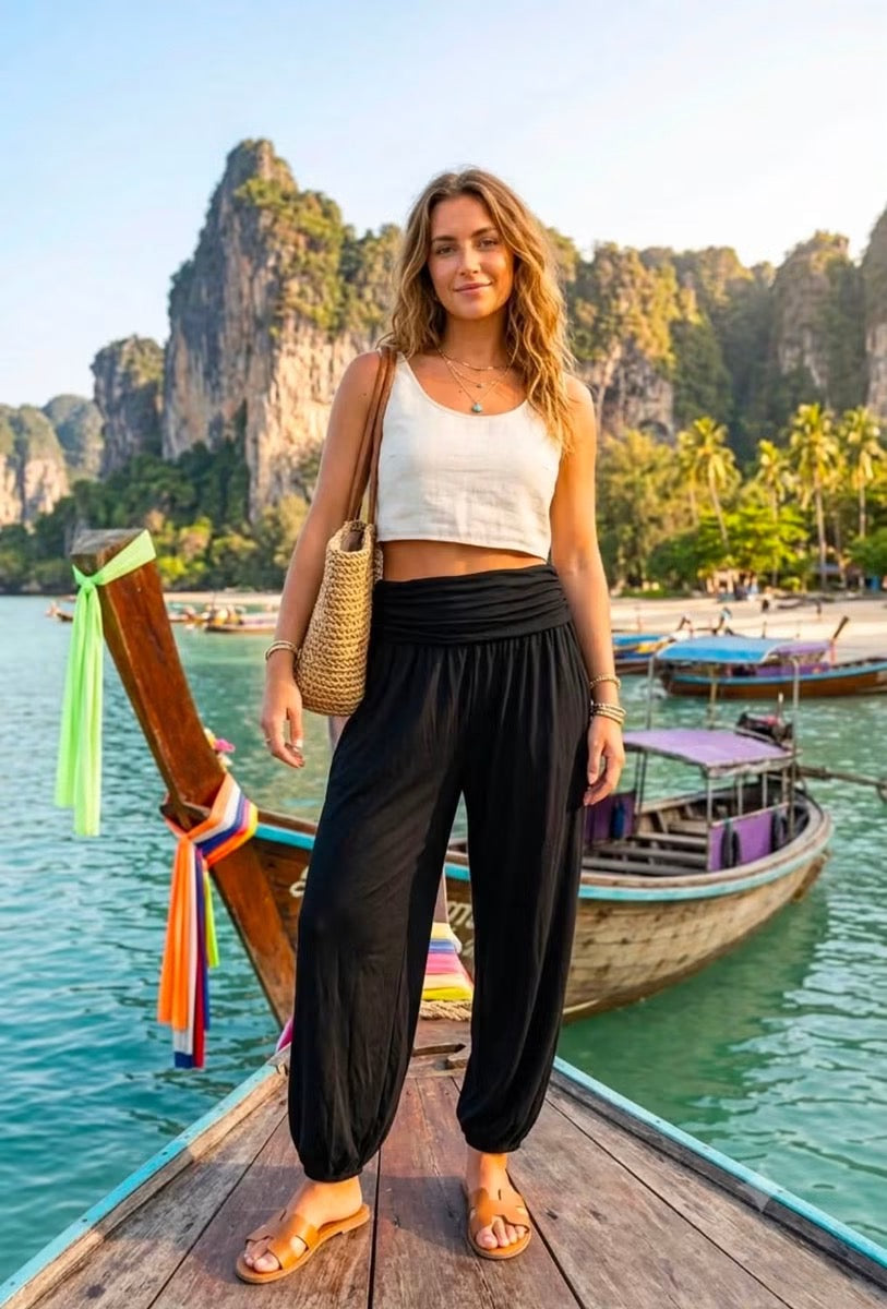 Judy Hareem trousers 🤍💙