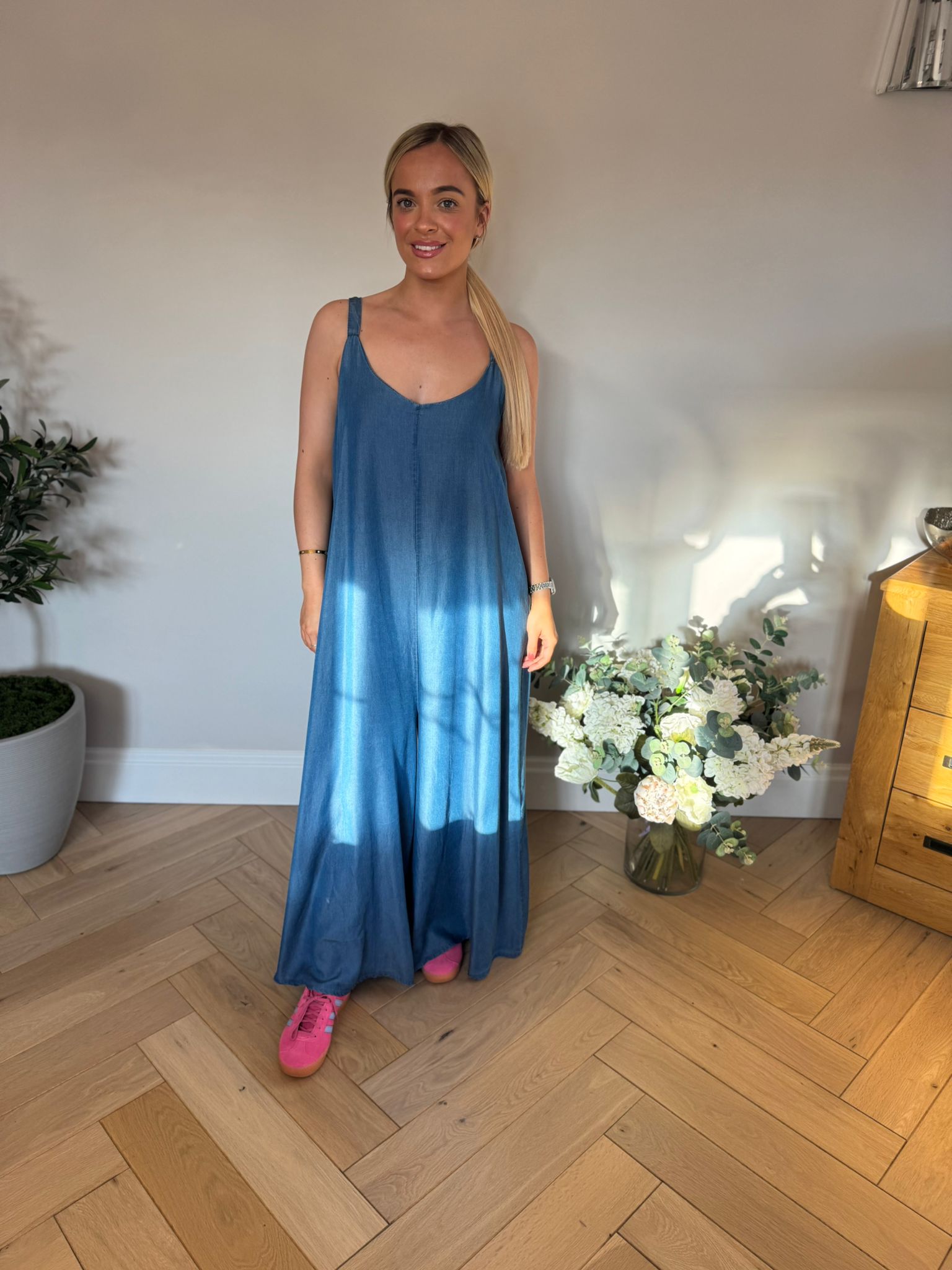 The Azure Drape Jumpsuit