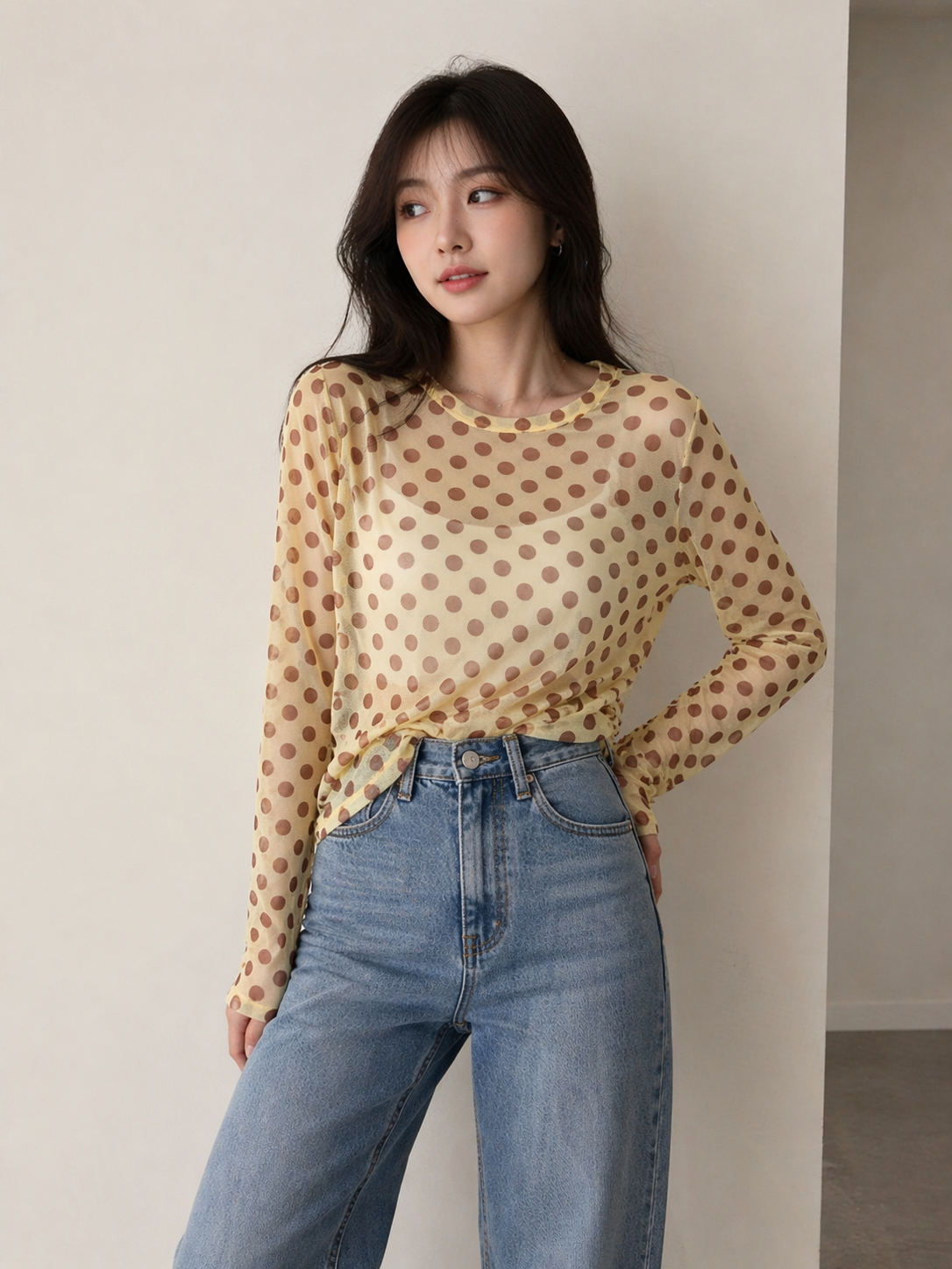 Mesh Spot Top