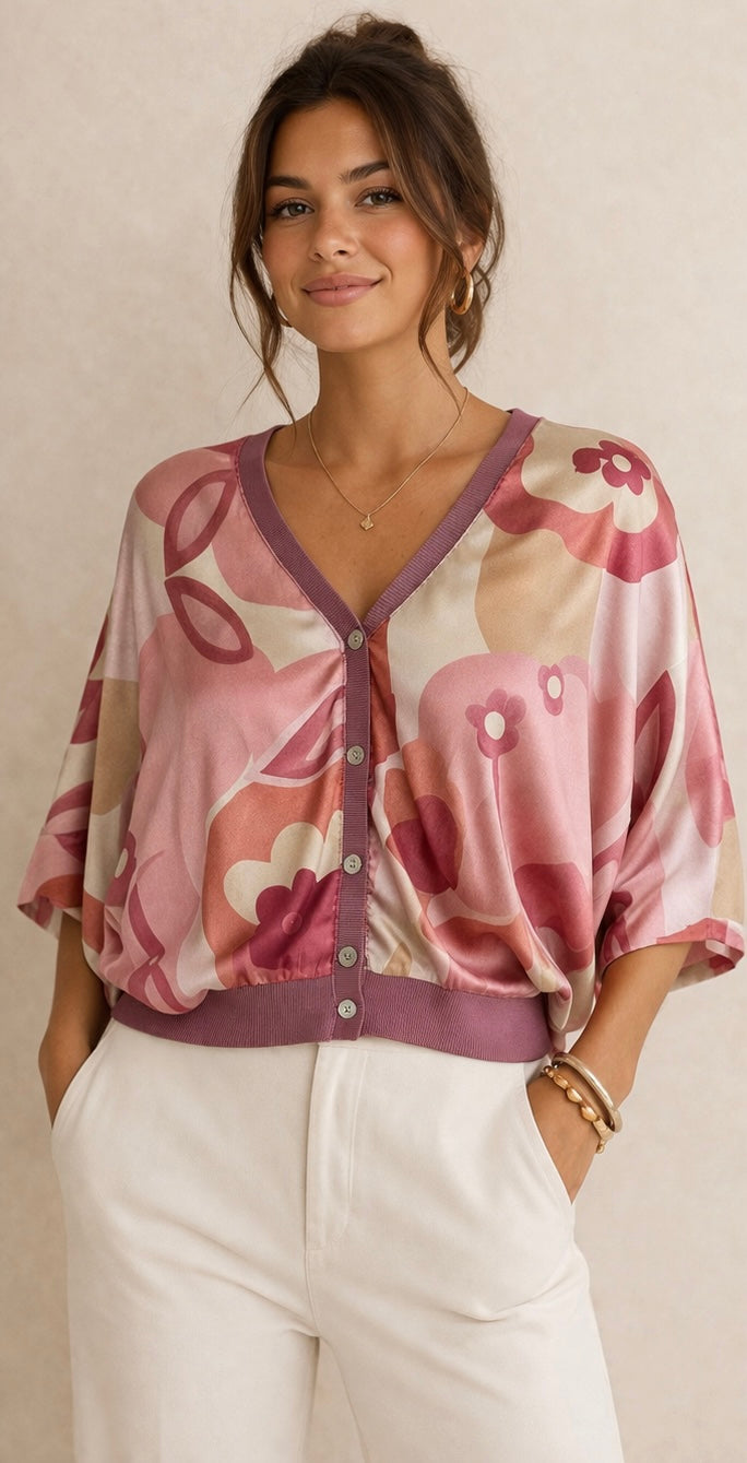 Joss – Satin Feel Top/Jacket