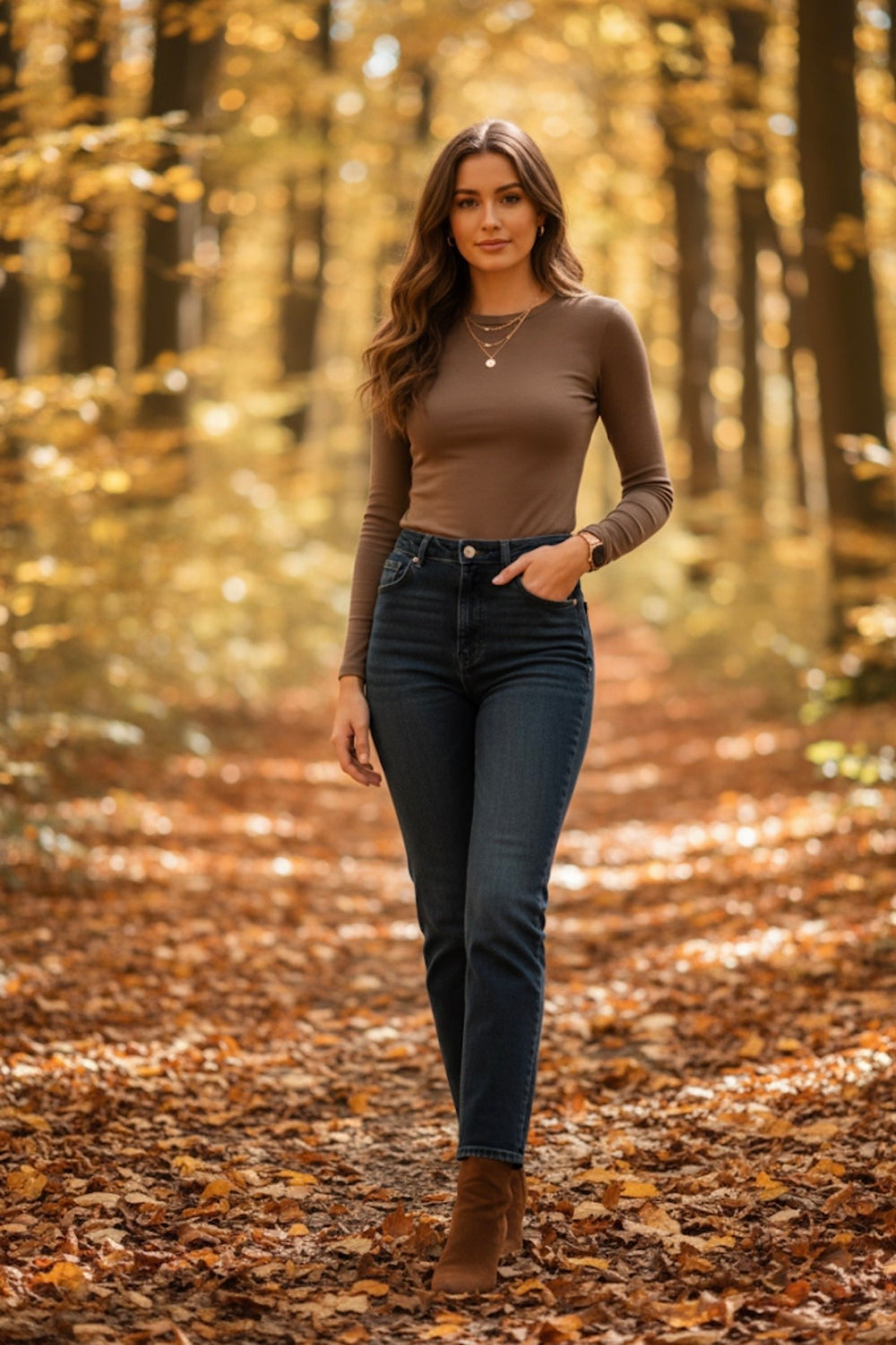 ✨ Polly Round Neck Top Long Sleeve
