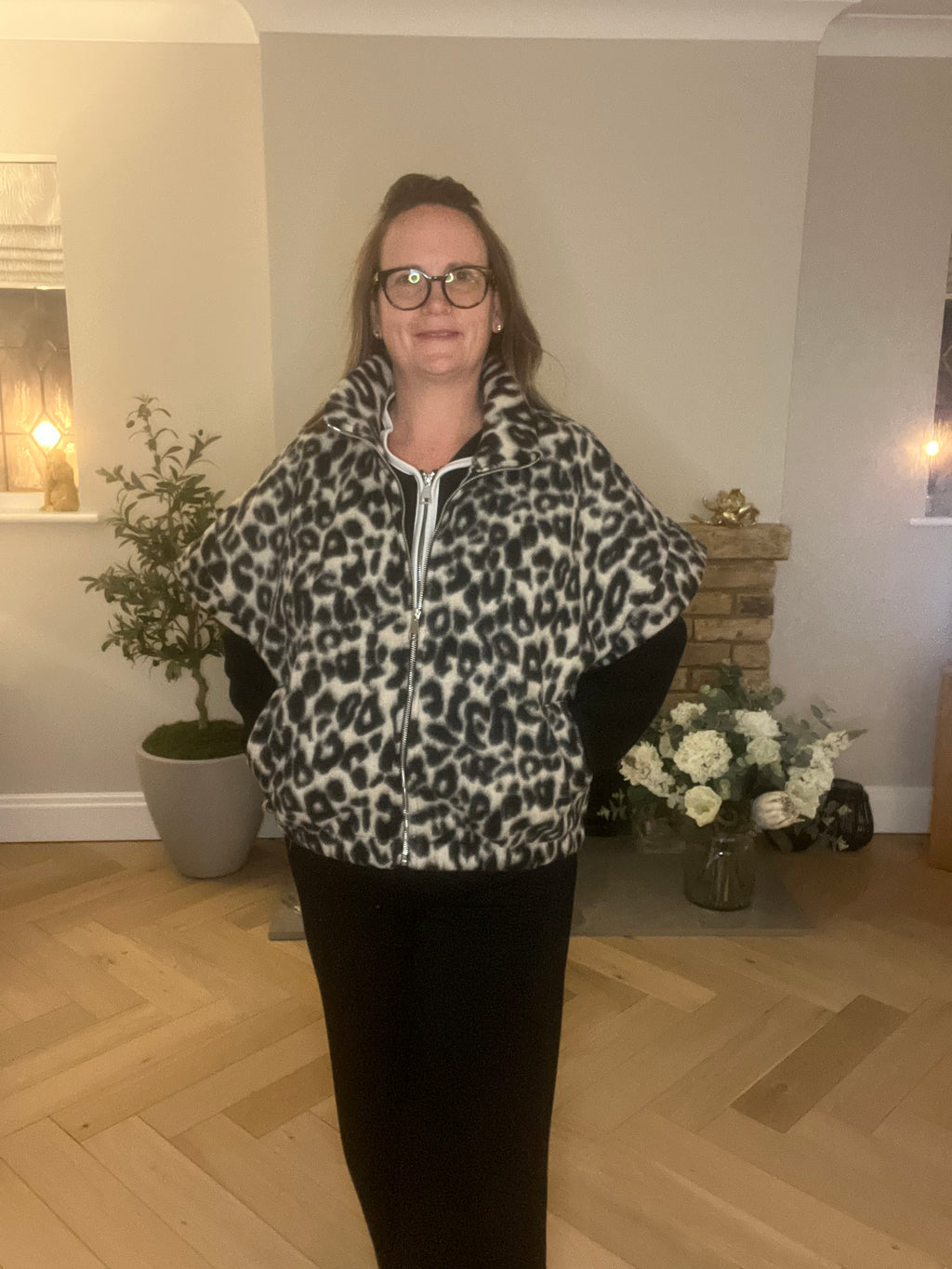 The Leni Leopard Gilet